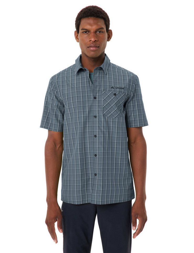 VAUDE Kurzarmhemd MEN'S ALBSTEIG SHIRT III Kurzarm, aus Lyocell und Polyester, mit Knopfleiste
