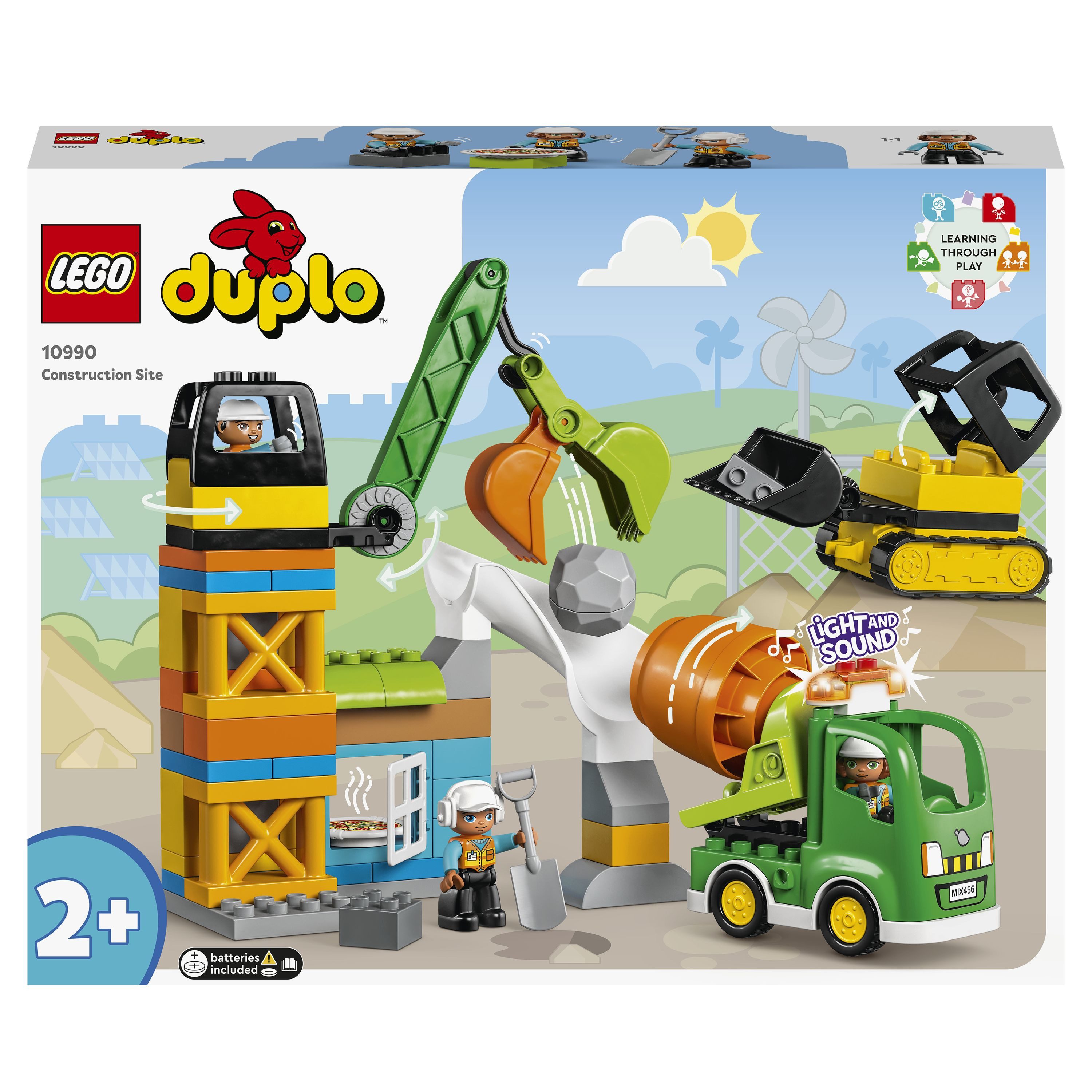 LEGO® LEGO Baustelle mit Baufahrzeugen Konstruktionsspielsteine