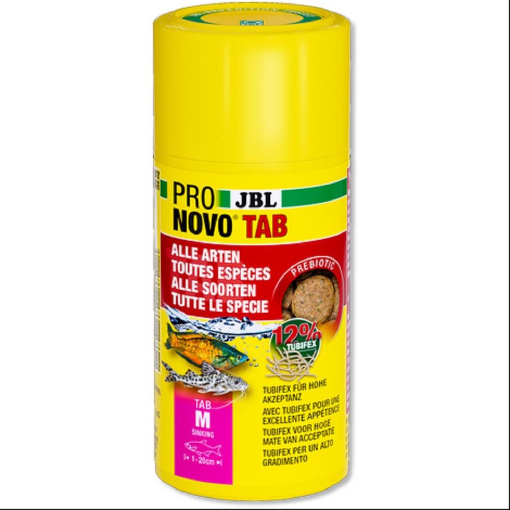 Aquariendeko JBL ProNovo Tab 100ml Hauptfutter-Tabletten für alle Aquarienfische