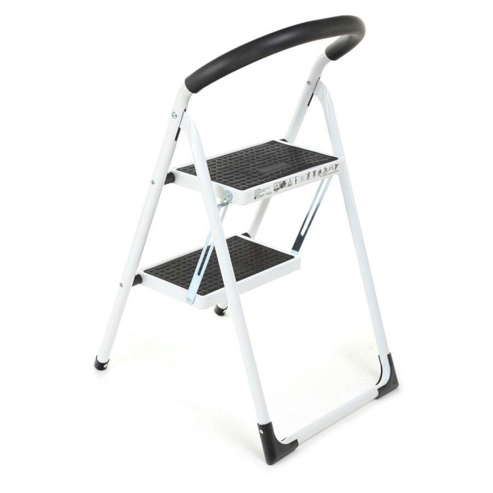 Haushalt International Trittleiter, Klapptritt - 2-Stufig - Höhe 78 cm