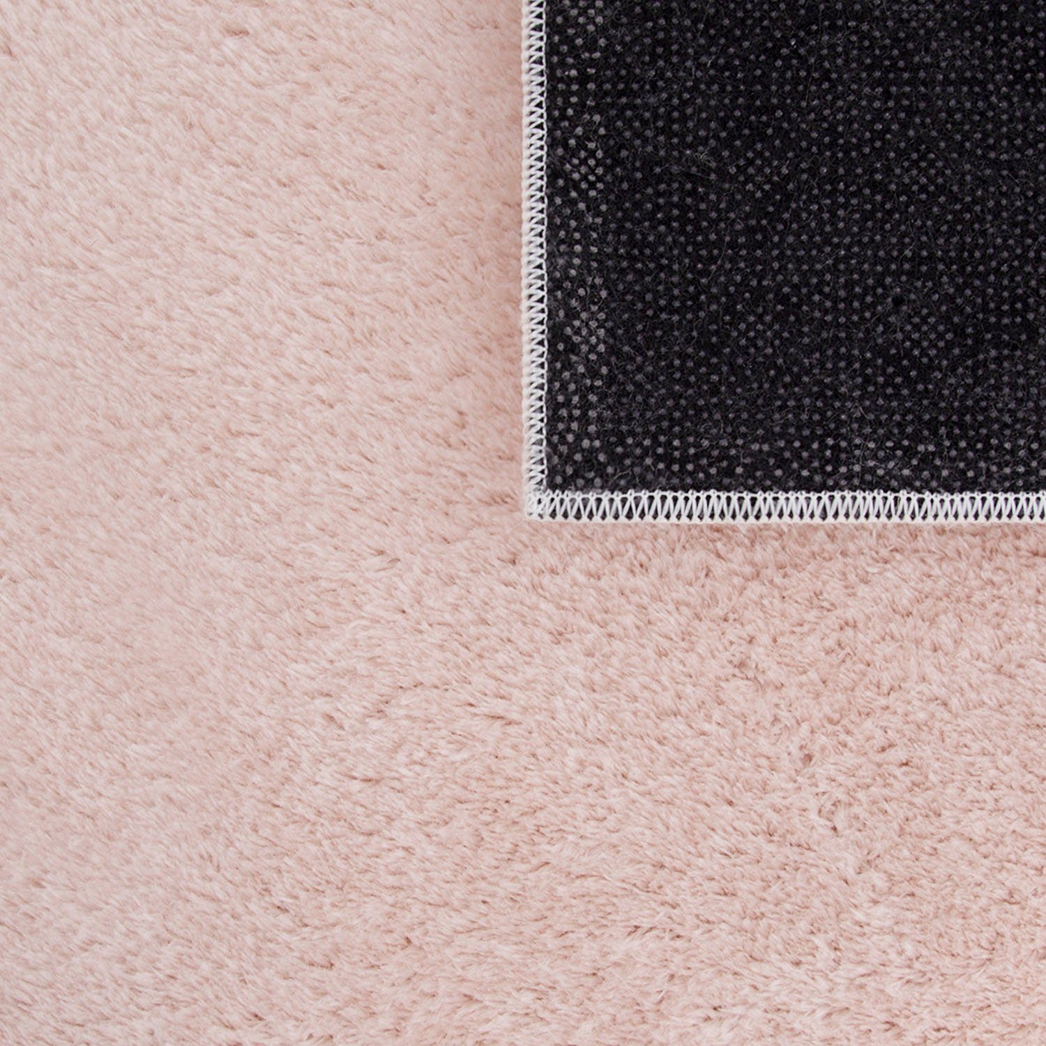 Läufer Home, rosé rechteckig, auch weich, 630, mm, besonders Teppich waschbar, erhältlich Uni-Farben, Cadiz 22 Paco als Höhe: