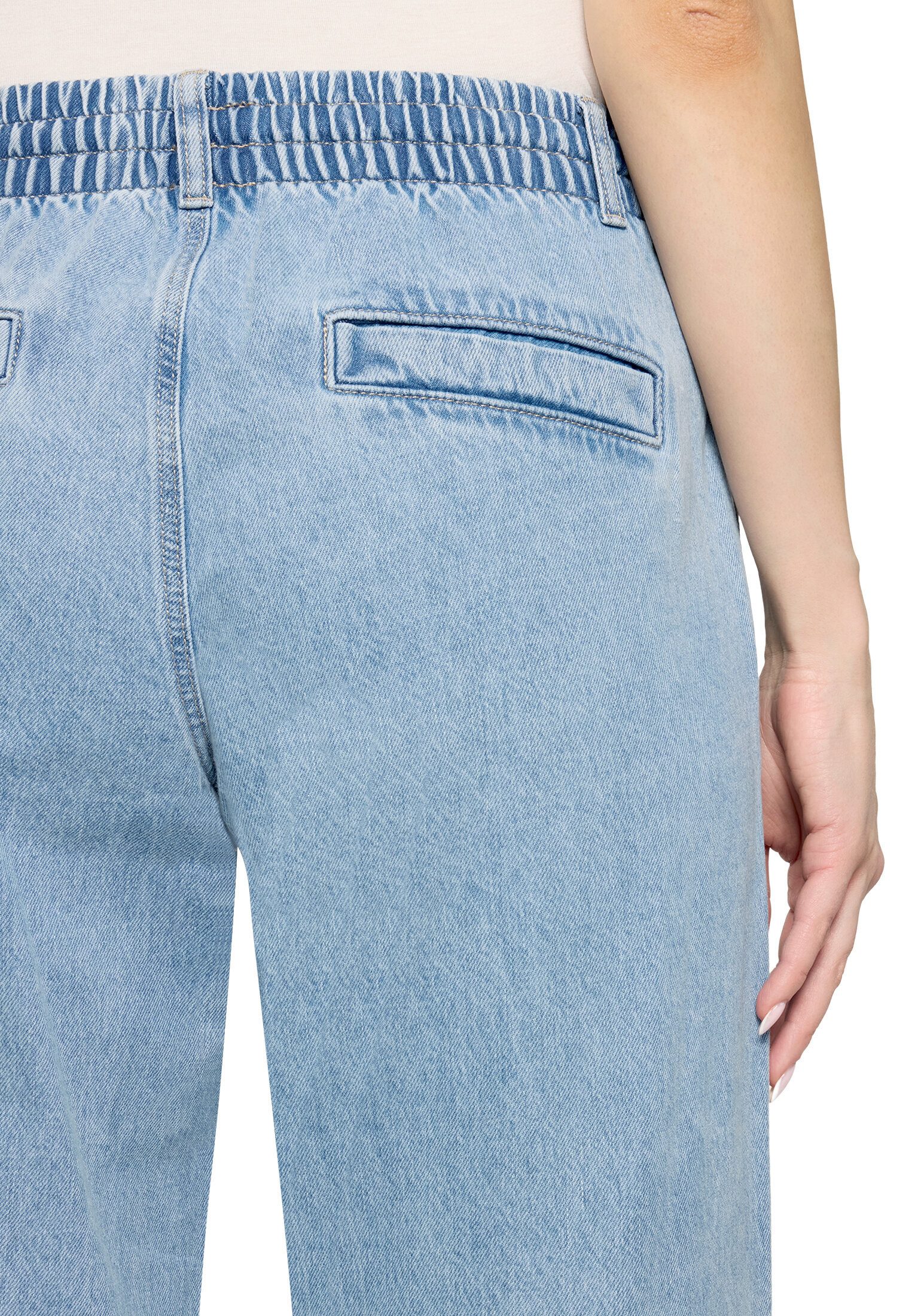 Cartoon Slim-fit-Jeans Damen mit weitem Bein