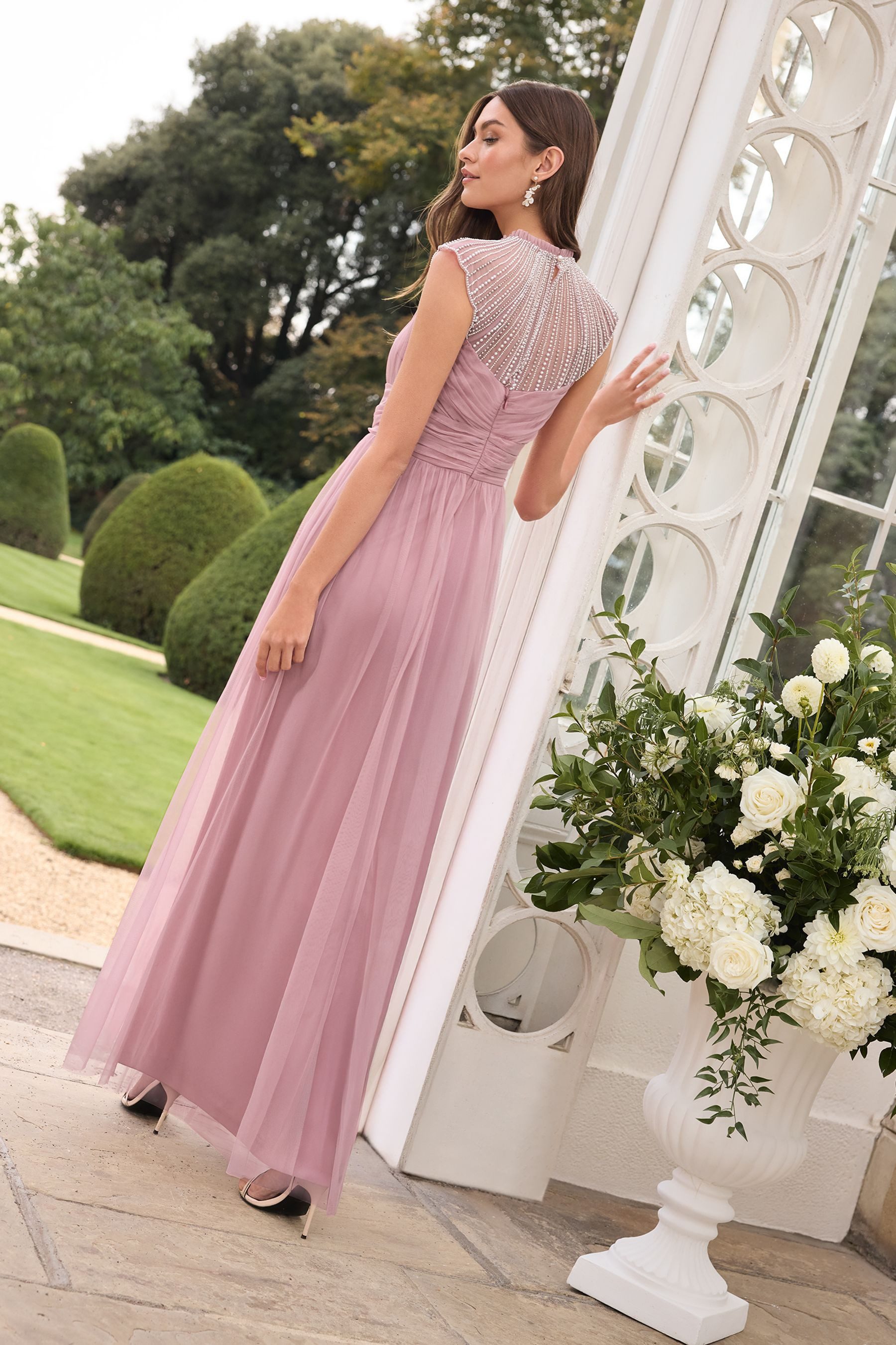 LIPSY Maxikleid Lipsy Maxikleid für Brautjungfern, Regular (1-tlg)