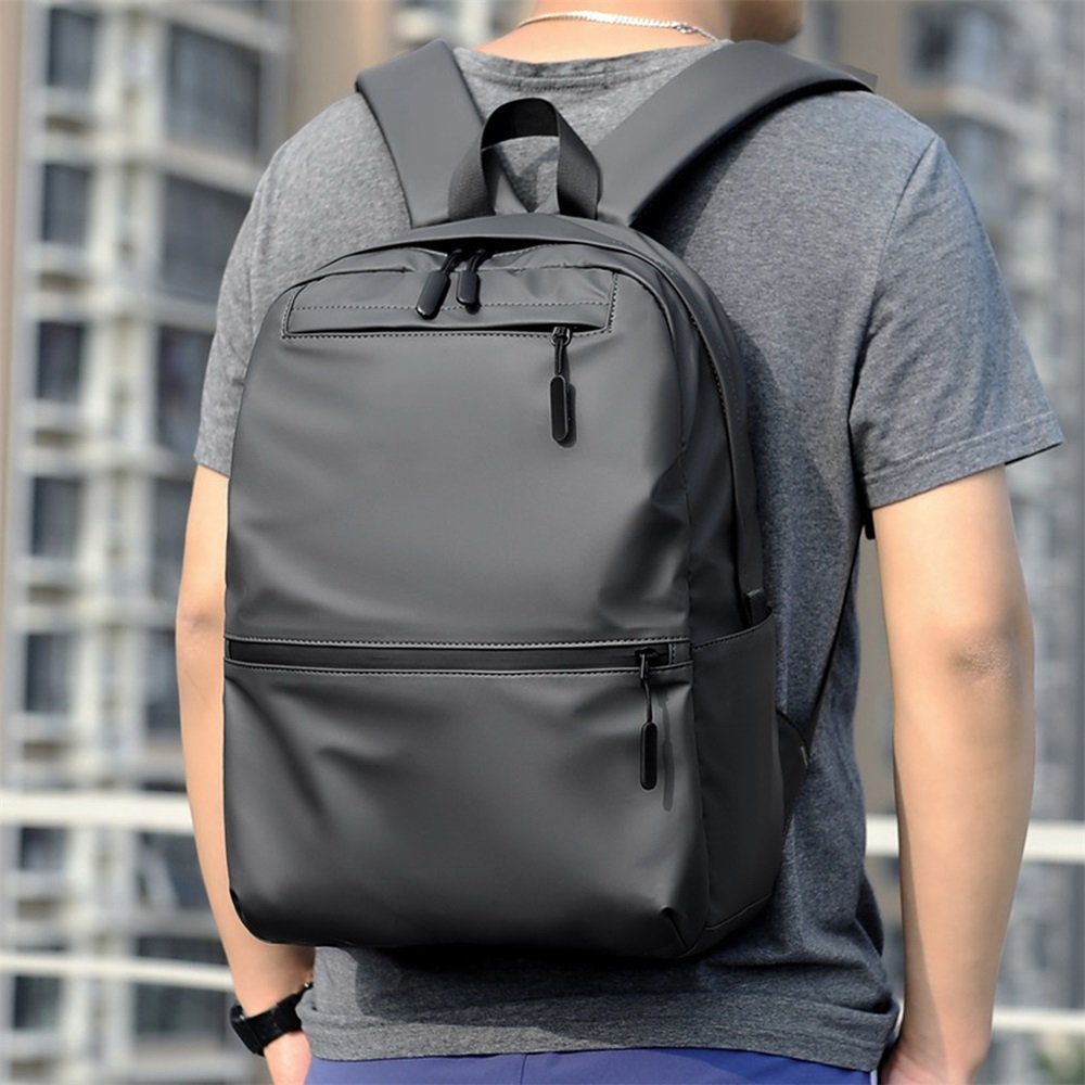 Rutaqian Businesstasche Laptop Rucksack Businesstasche Blau Uni Schule für Arbeit Frauen Männer