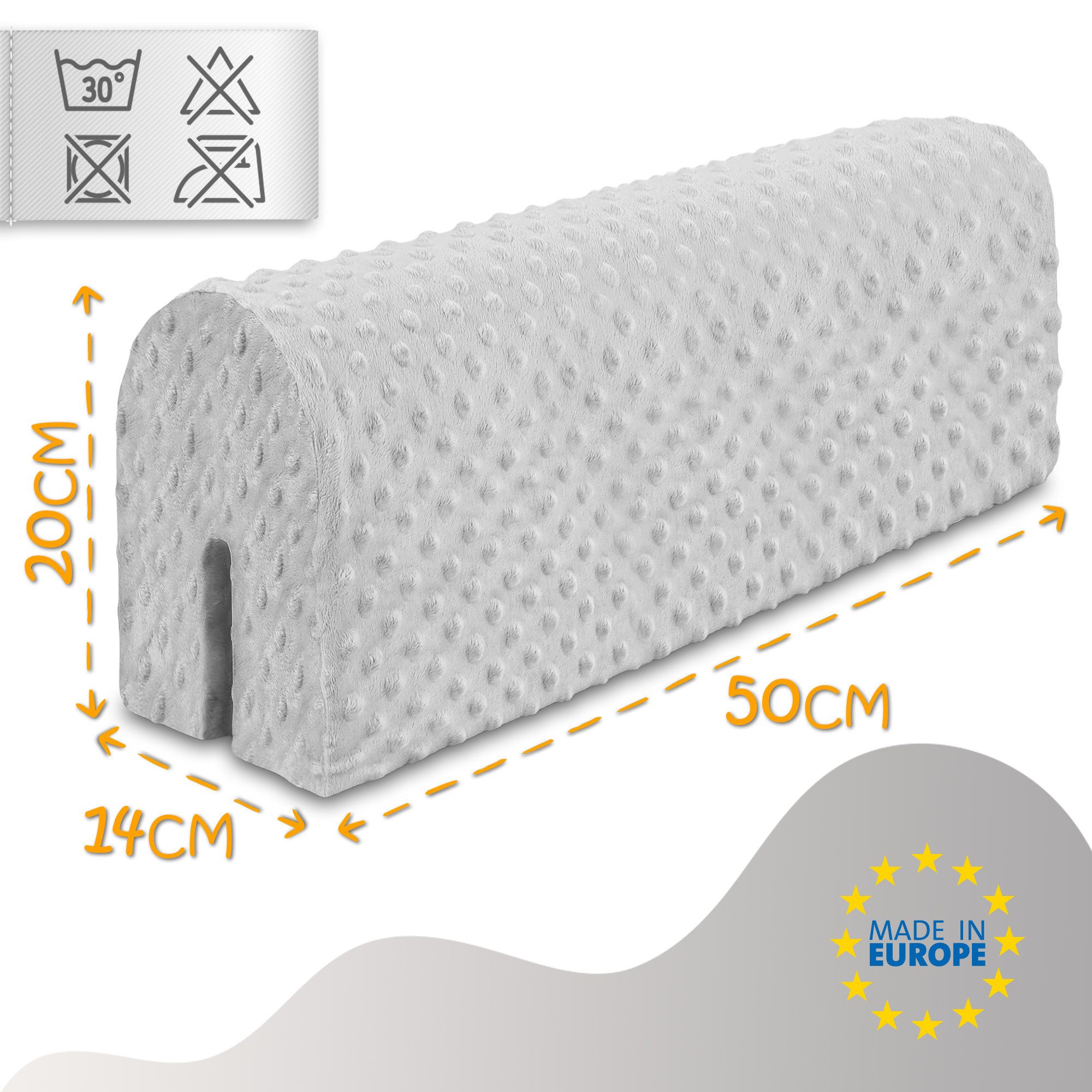 Totsy Baby Bettschutzgitter Bezug für Bettkantenschutz – Schutz für Kinderbett & Babybett