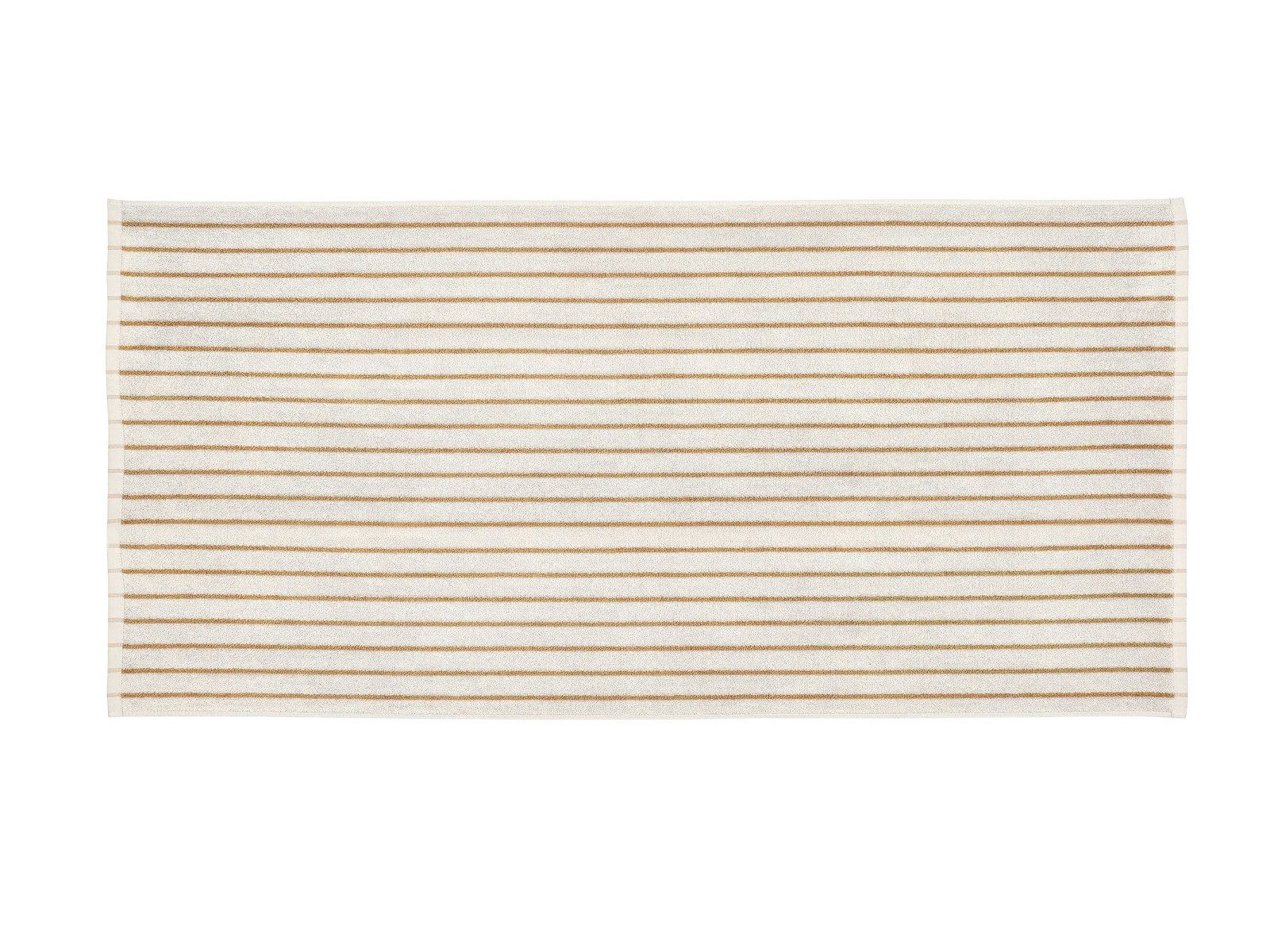 Badetuch ARTO Badetuch moonbeam/amber thin stripes 70x140cm