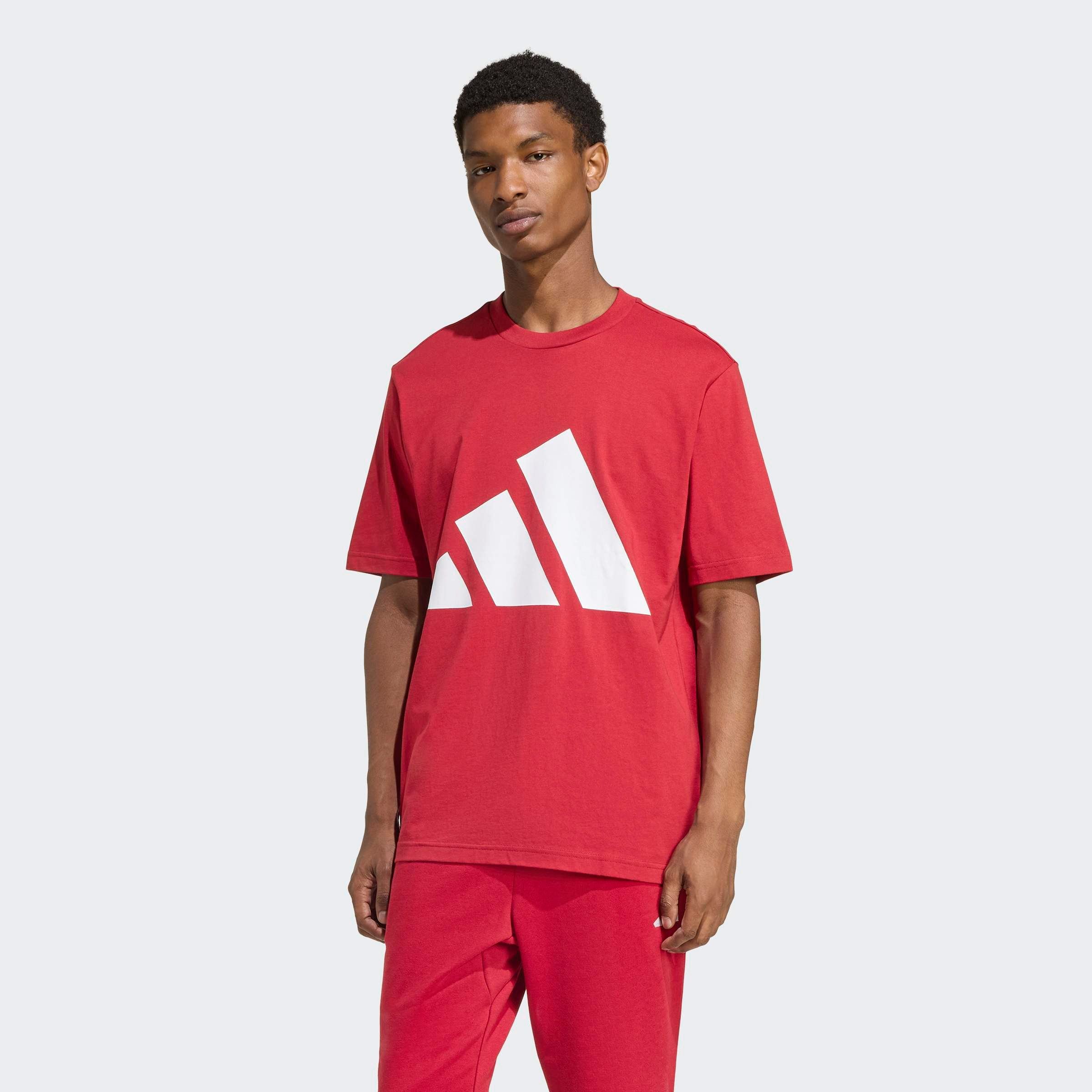 adidas Sportswear T-Shirt ESSENTIALS BIG LOGO klassische Silhouette, mit Ru günstig online kaufen