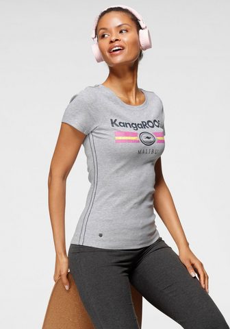 KangaROOS Marškinėliai su Label Metallic Print