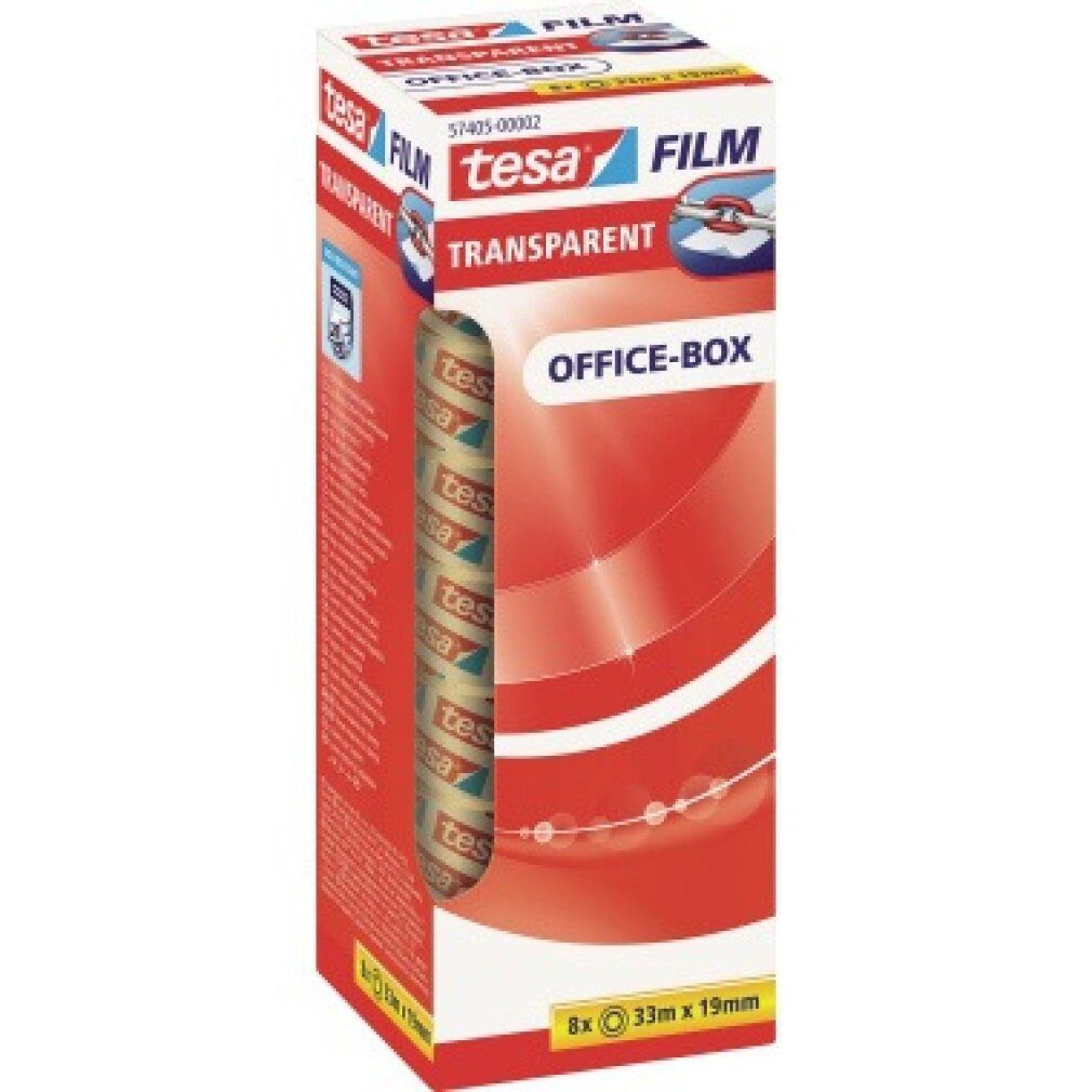 tesa Klebeband film transparent, 8 Rollen, günstig online kaufen