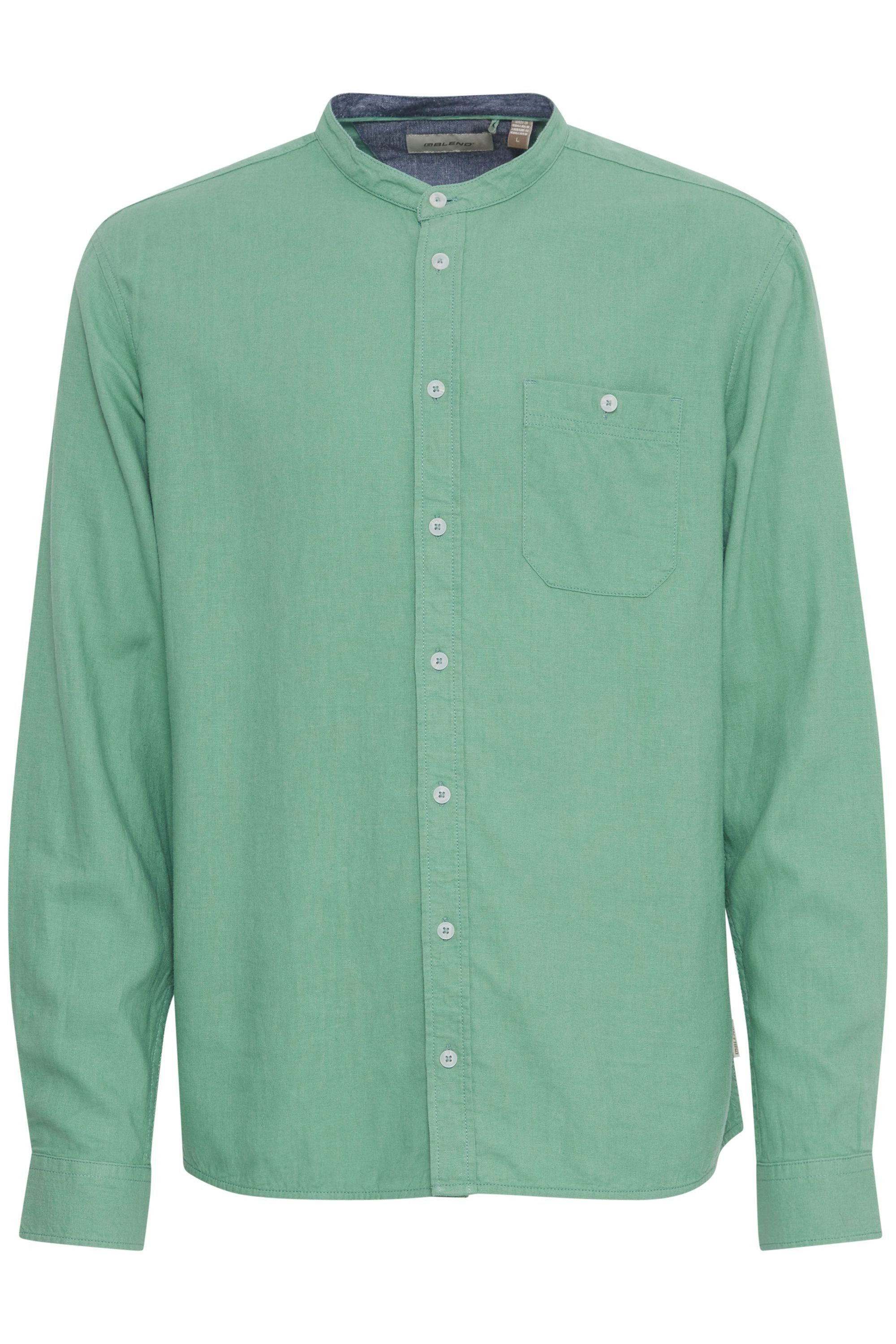 Blend Langarmhemd BHBobby Shirt mandarin Stilvolles günstig online kaufen