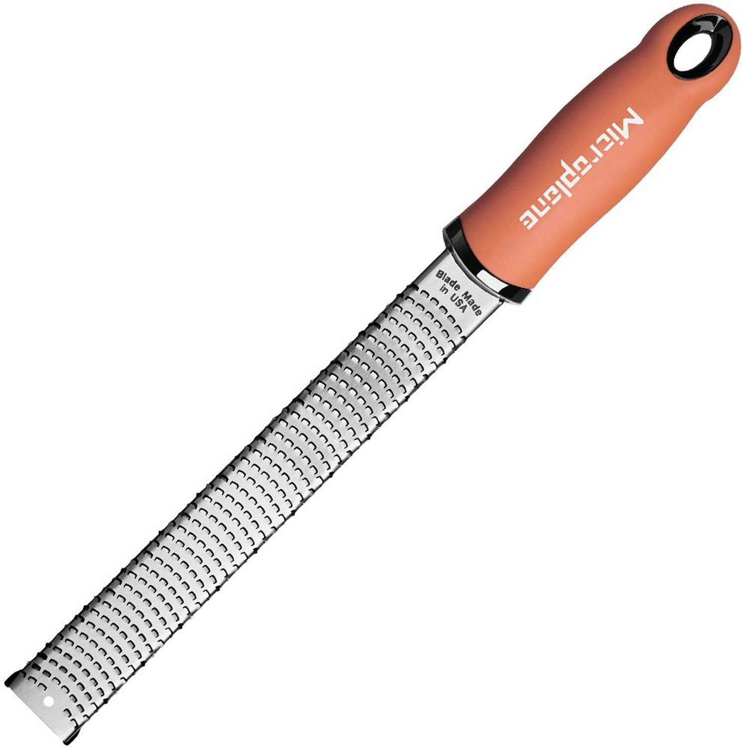 Microplane Küchenreibe Premium Zester/Reibe Zimtorange, Edelstahl, Kunststoff