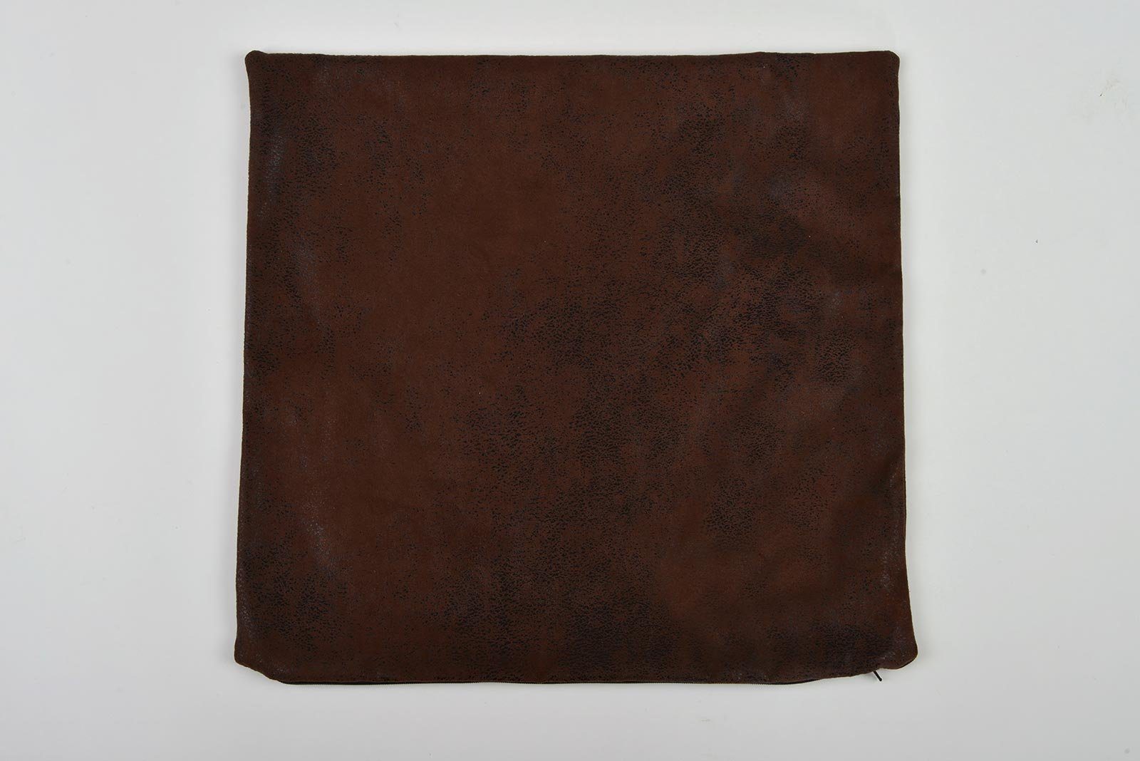 Lycce Dekokissen Kissenbezug 40x40 cm Kissenhülle Wildleder-Optik / braun, günstig online kaufen