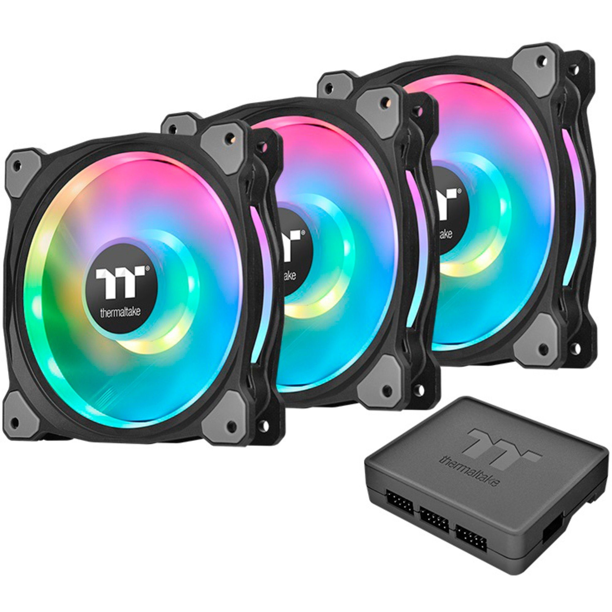 Gehäuselüfter Thermaltake Riing Duo 14 RGB Radiator Fan 3 Pack