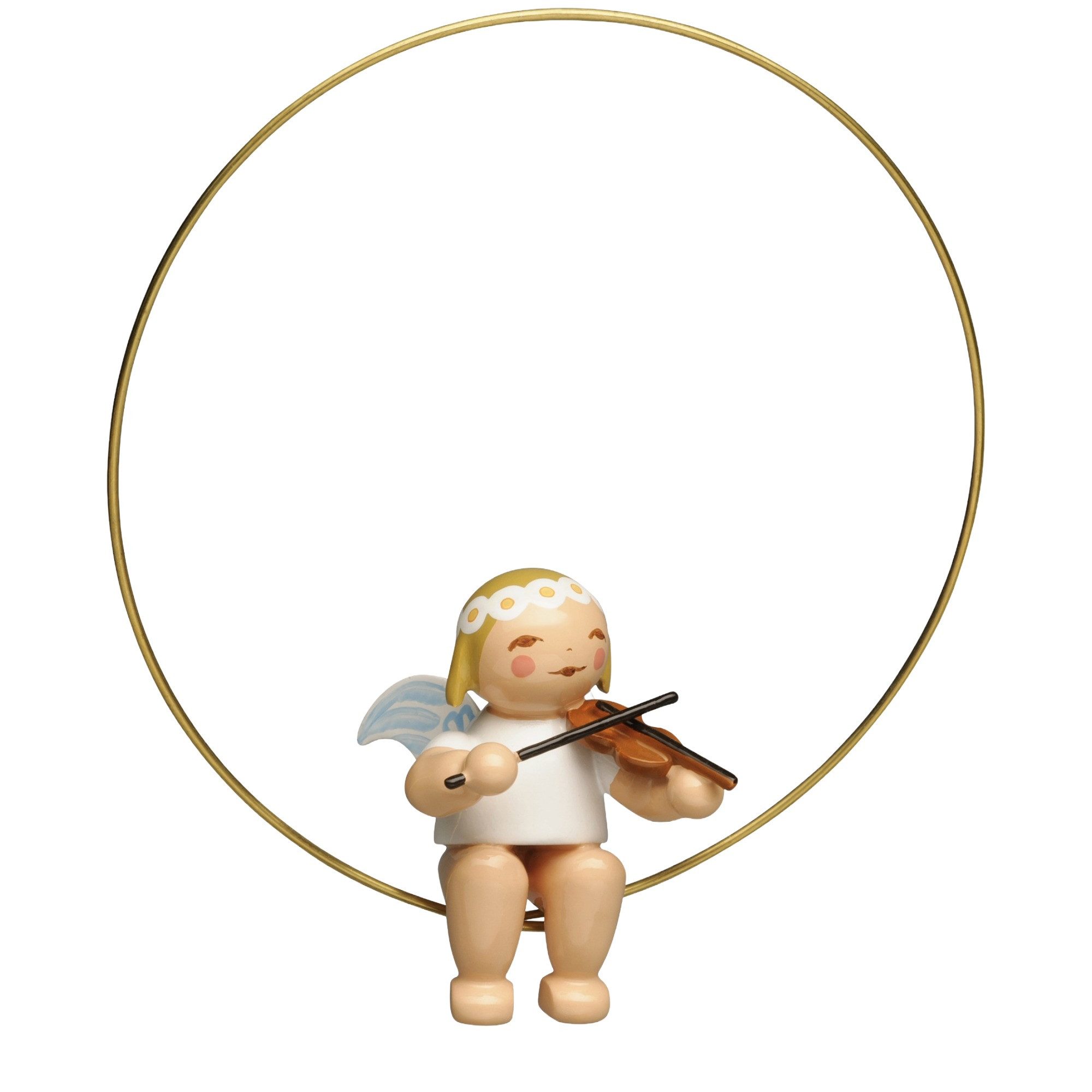 Wendt & Kühn Dekofigur Wendt & Kühn Christbaumengel im Ring, mit Geige günstig online kaufen