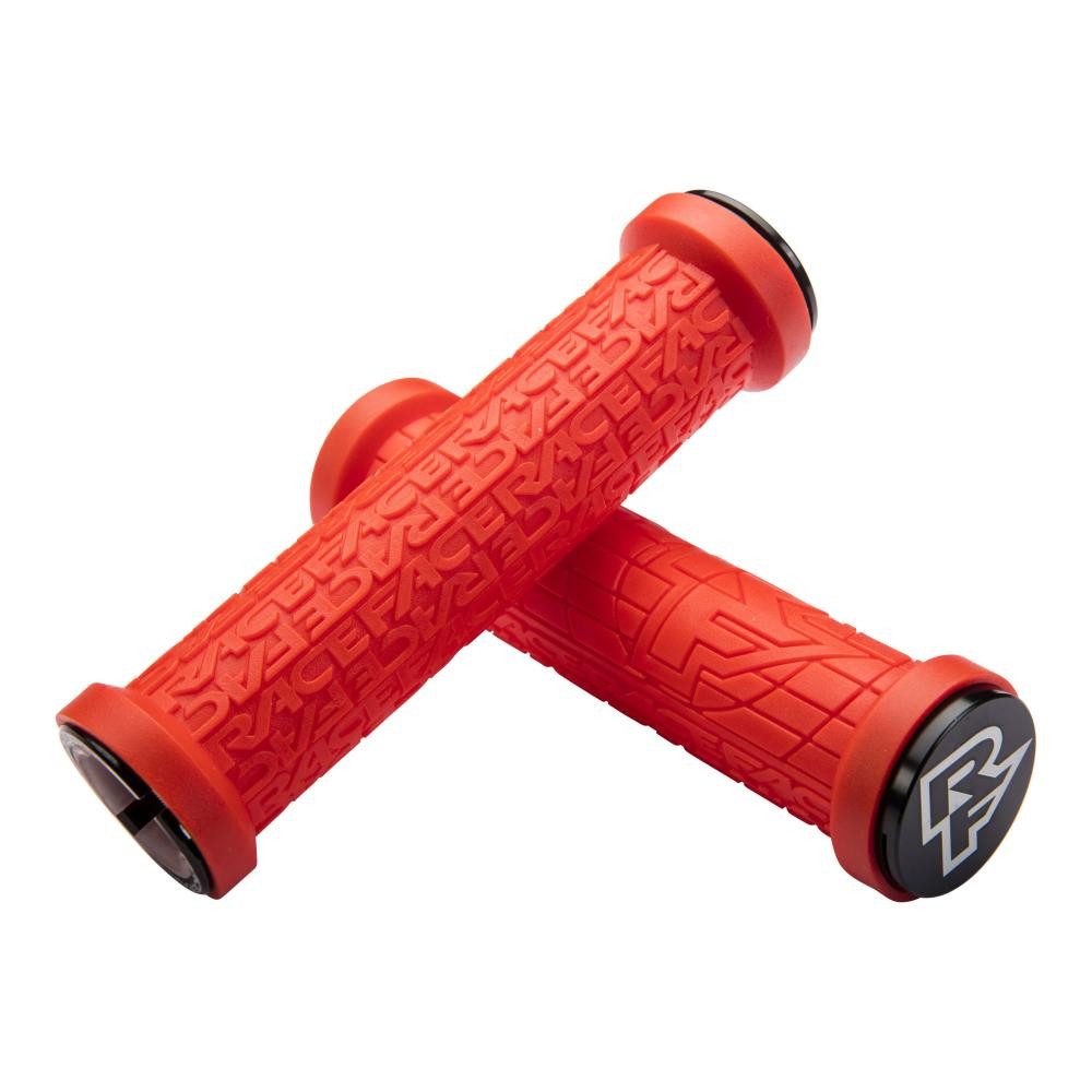 Race Face Fahrradlenkergriff Race Face Grippler Lock-On Griff, 33mm, red - sicherer Halt & Komfort