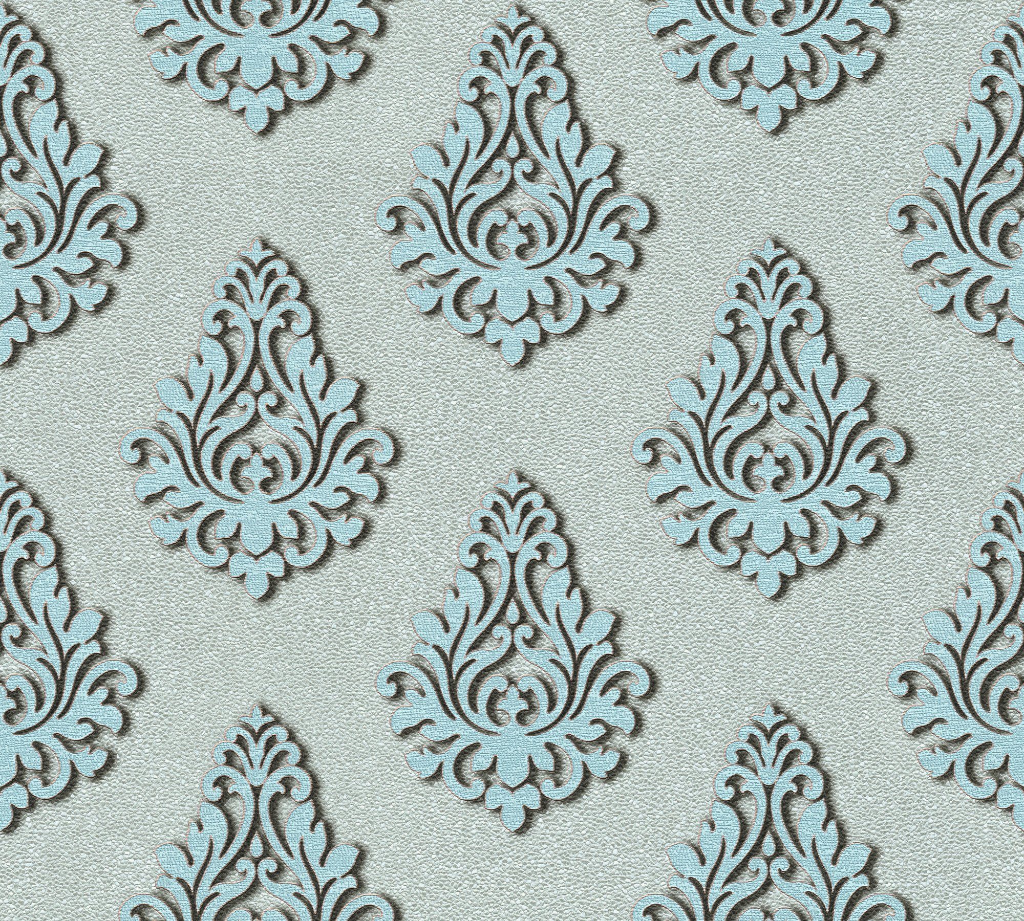 Architects Paper Vliestapete Nobile, strukturiert, Barock, gemustert, ornamental, Ornament Tapete Barock Tapeten Wohnzimmer Schlafzimmer Küche Flur Büro