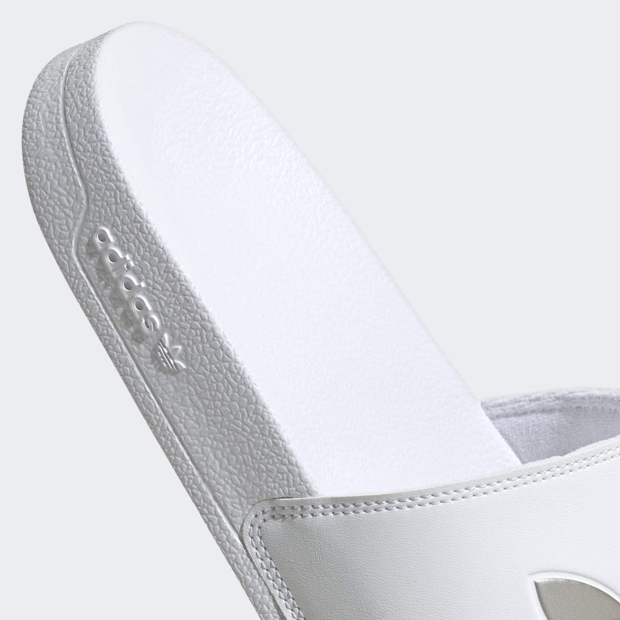adidas Originals ADILETTE / / Cloud Badesandale White Cloud White LITE Matte Silver