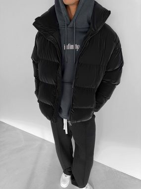 Abluka Winterjacke OVERSIZE PUFFER JACKET BLACK