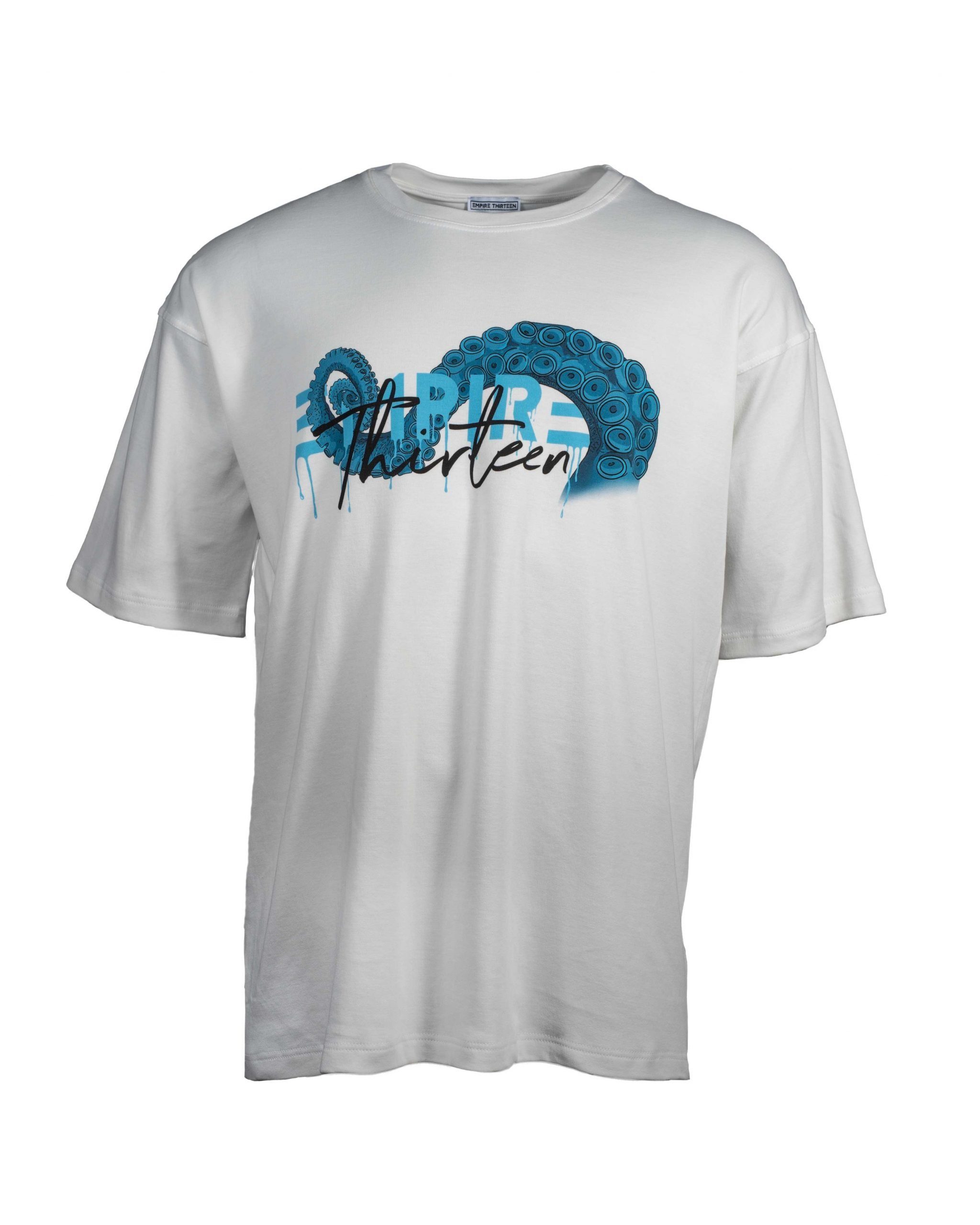 EMPIRE-THIRTEEN Oversize-Shirt DRIPPING OCTOPUS Print auf Vorderseite