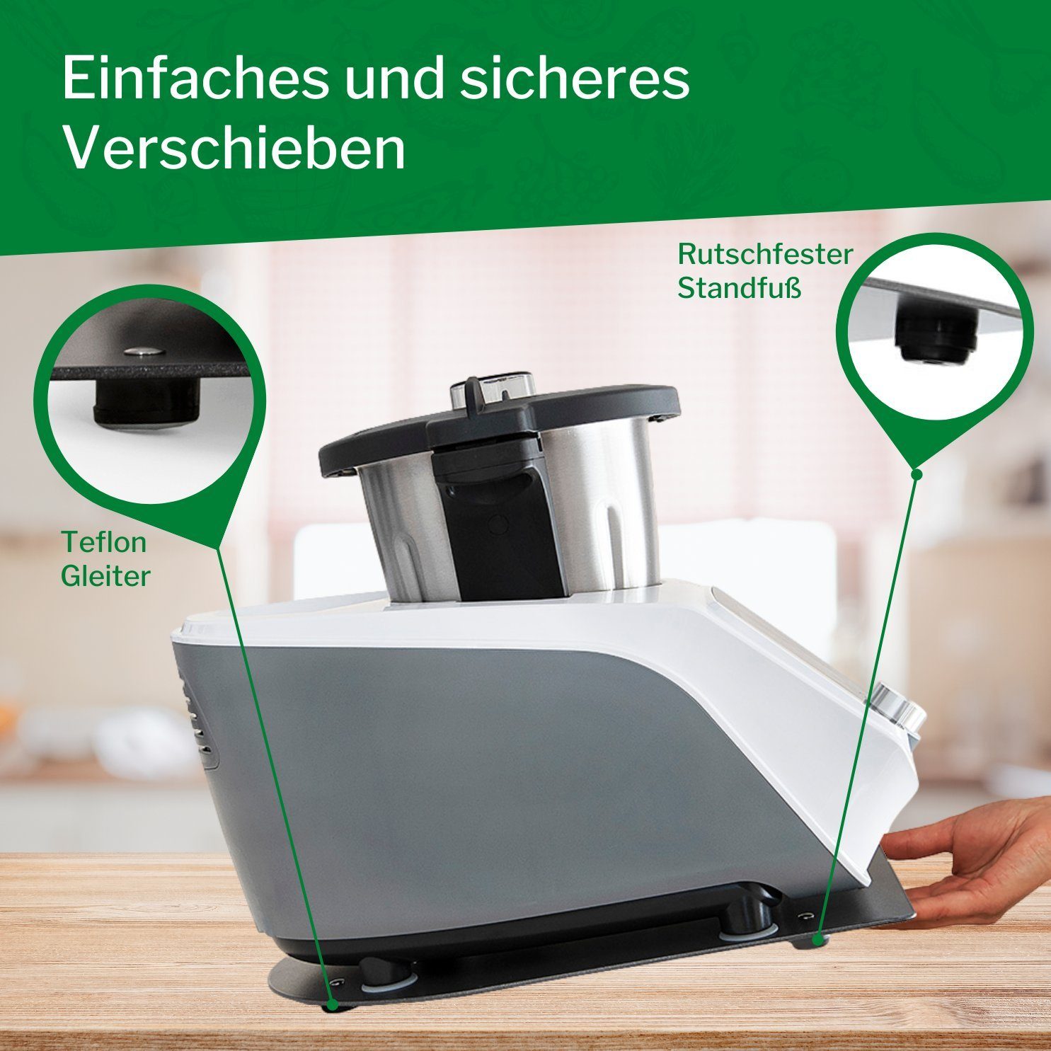 Leckerhelfer - automatisch Lecker Ablageregal Gleitbrett + Zubehörhalter fü günstig online kaufen