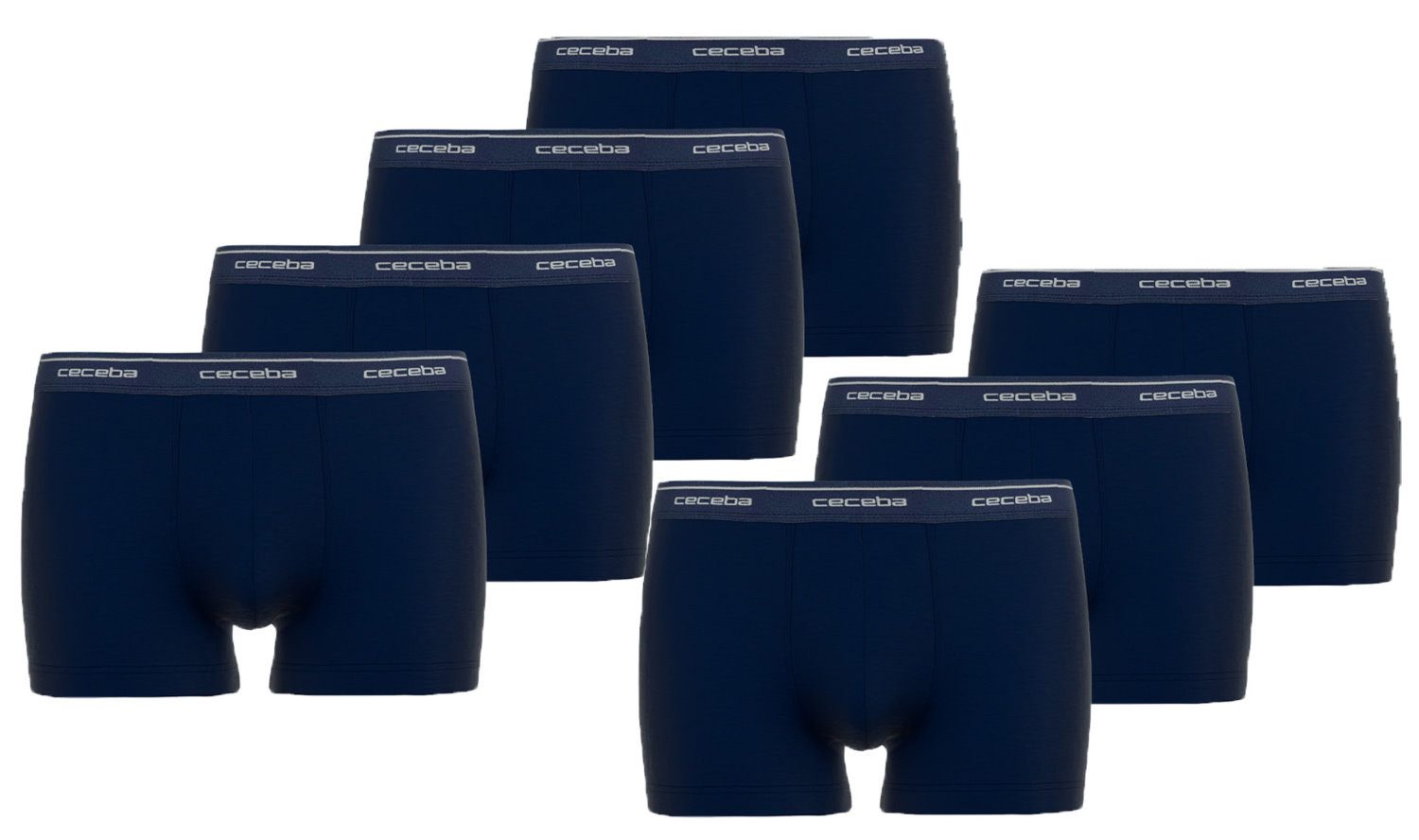 CECEBA Boxershorts 7er Pack Herren Pants (7-St) enge Passform günstig online kaufen