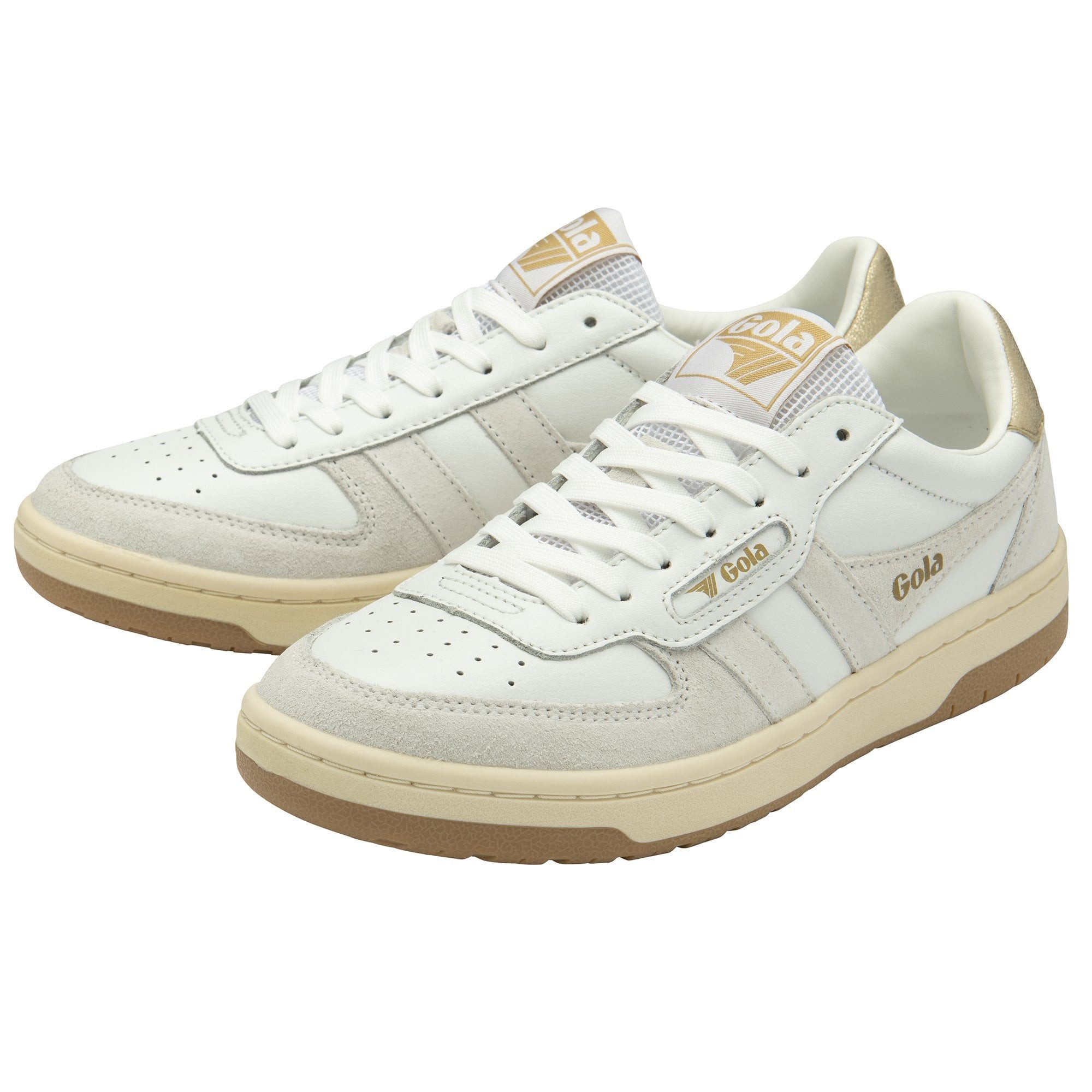 Gola Hawk 2024 weiss/weiss/gold Damen Sneaker günstig online kaufen