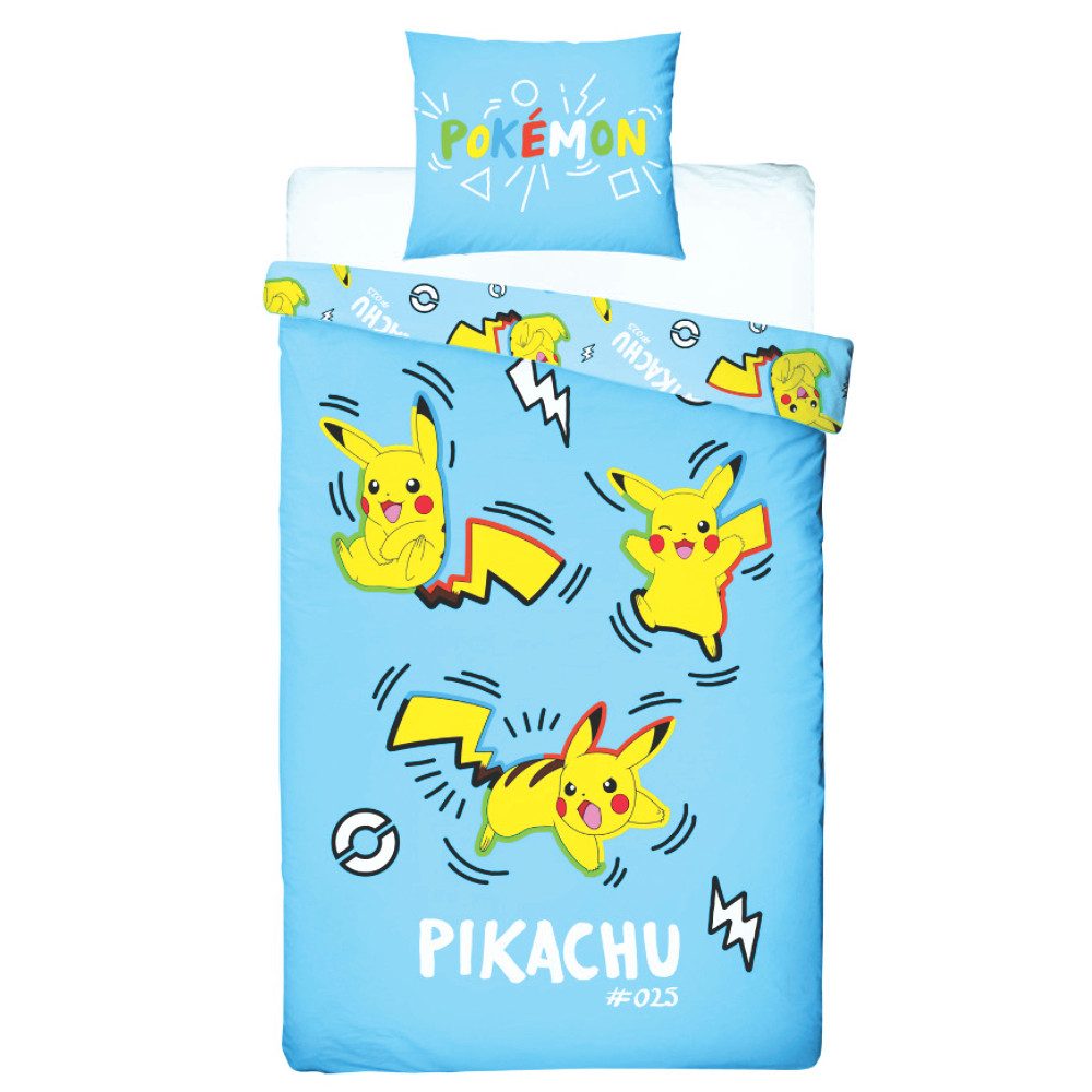 POKÉMON Bettwäsche Pokemon Pikachu Mikrofaser Bettwäsche günstig online kaufen