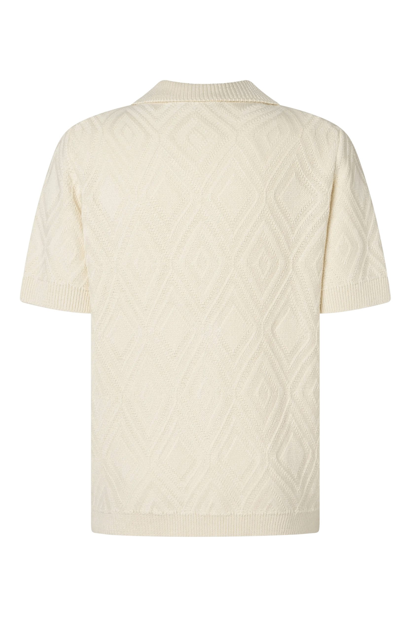 Joop Jeans V-Shirt Diamor aus Strick, mit Reverskragen – Bild 4 von 5
