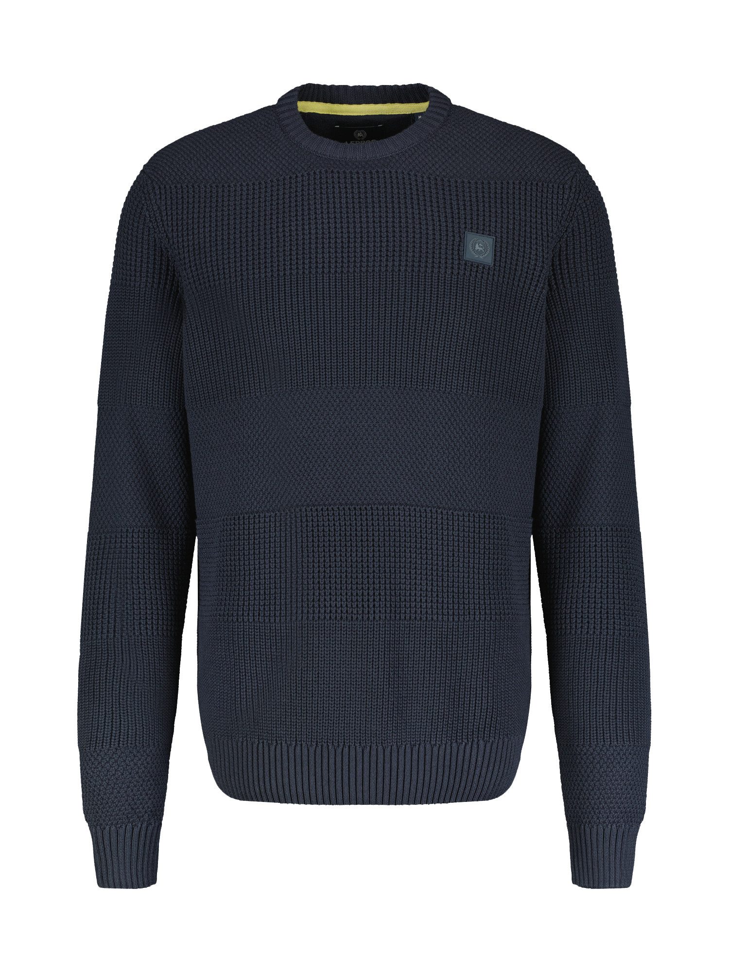 Strickpullover Herren Pullover in Strukturstrickqualität