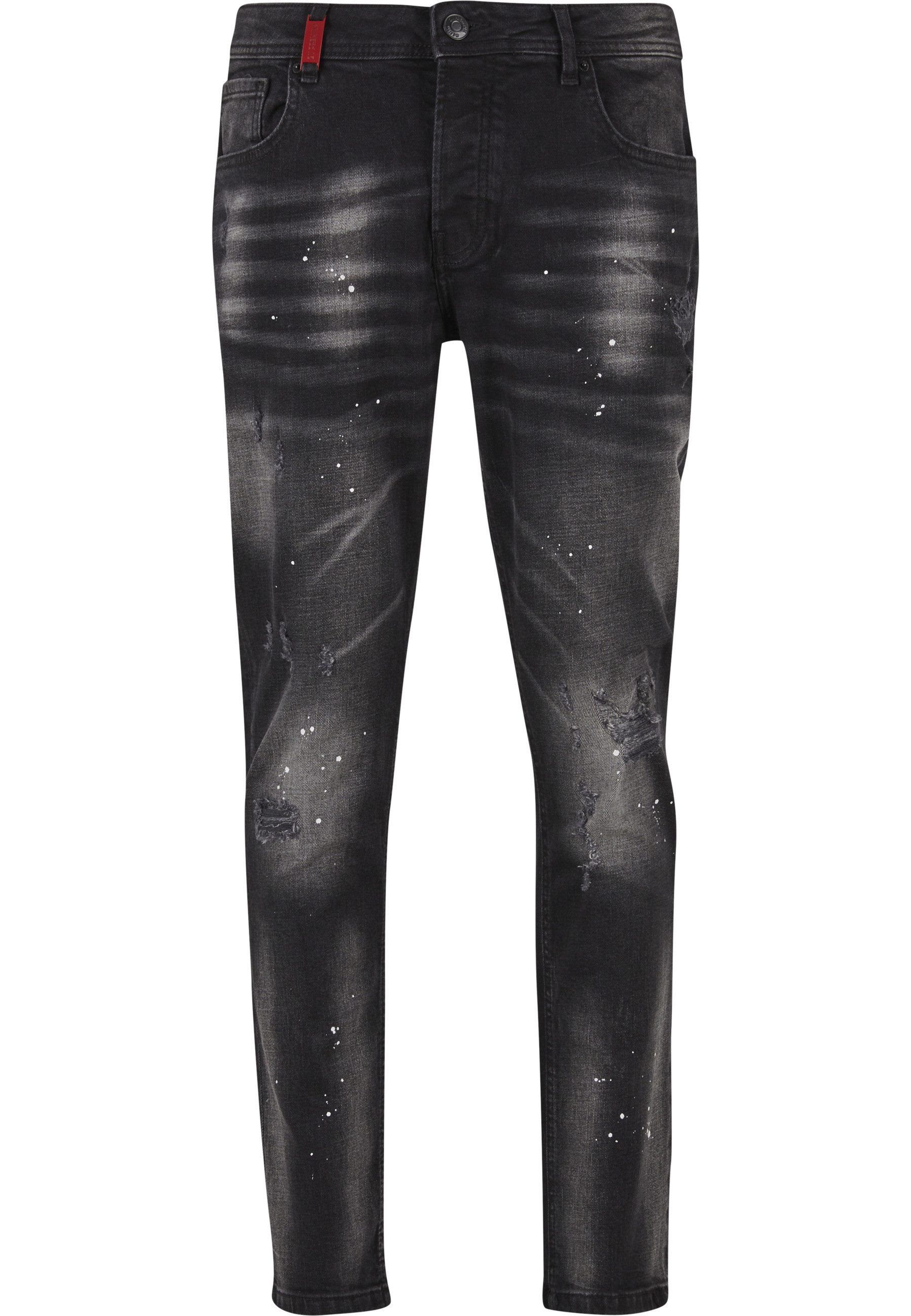 Bequeme Jeans 2Y Premium CARLOS DESTROYED SLIM FIT JEANS