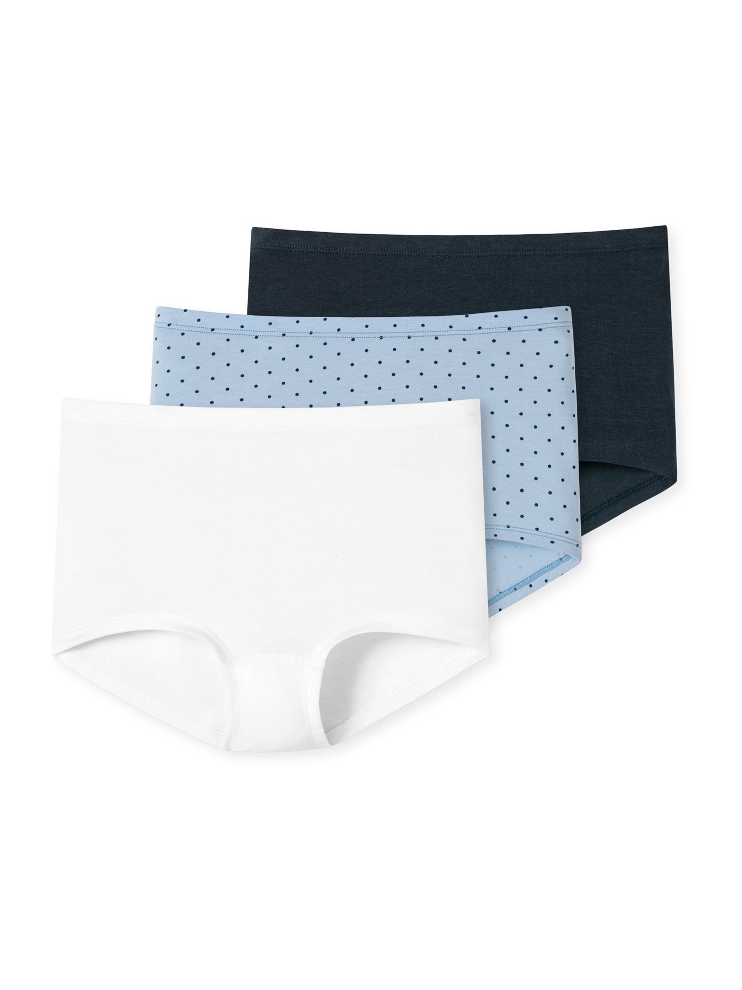 Schiesser Damen Slip 3er Pack – Aus Bio-Baumwolle (95%) Mit Elasthan, Bequem & Formstabil