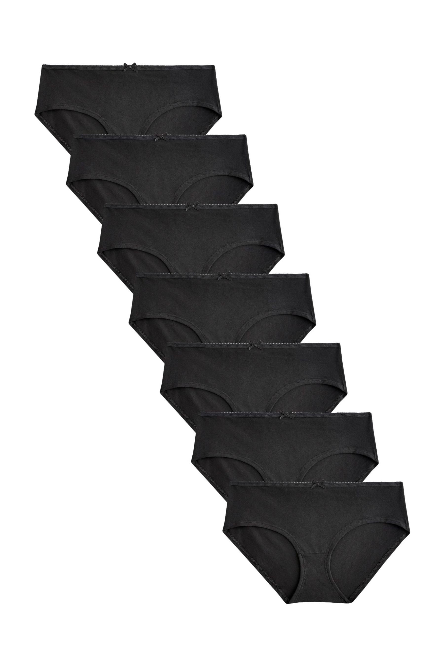 Schlüpfer Slips mit hohem Baumwollanteil, 7er-Pack