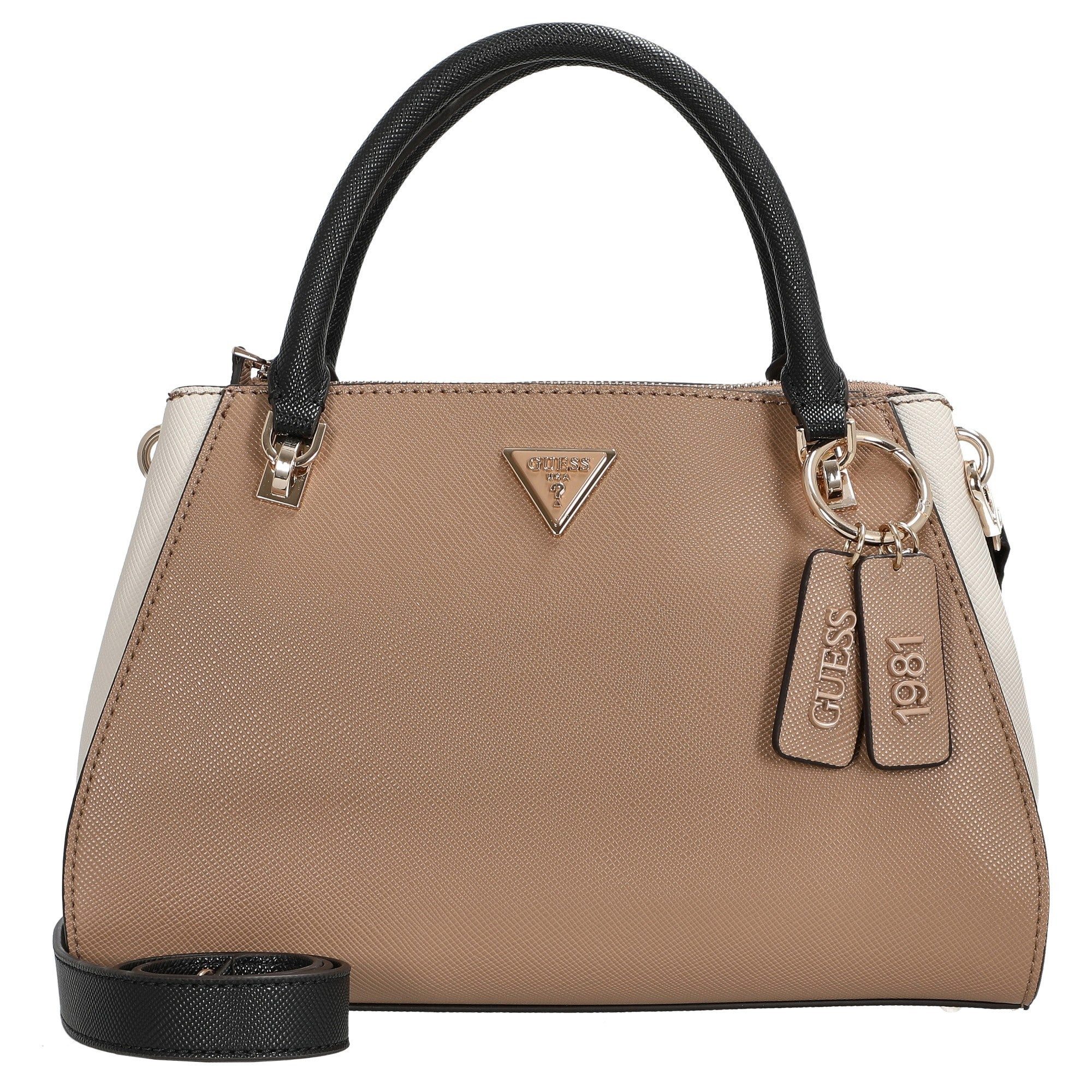 Guess Handtasche Noelle II Luxury - Henkeltasche 24 cm (tan multi)