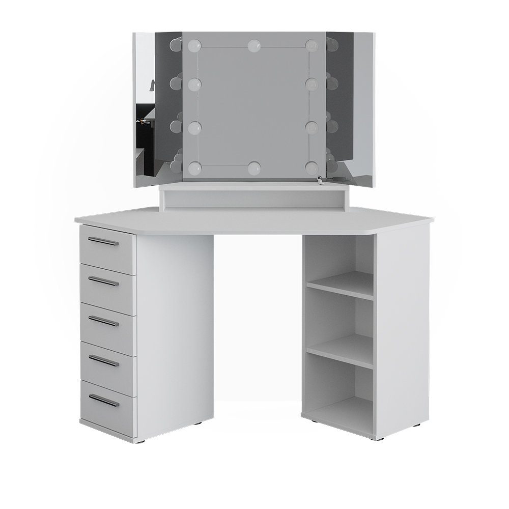 Vicco Schminktisch Sofia, Weiß, 128 cm günstig online kaufen