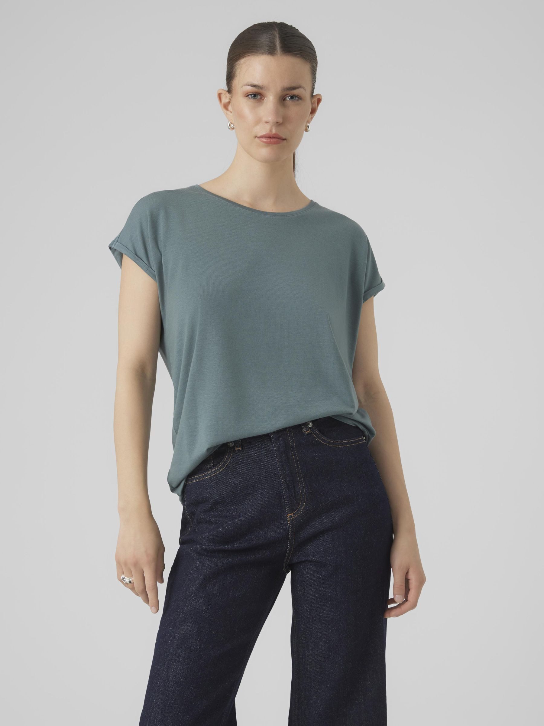 Vero Moda Rundhalsshirt VMAVA PLAIN SS günstig online kaufen