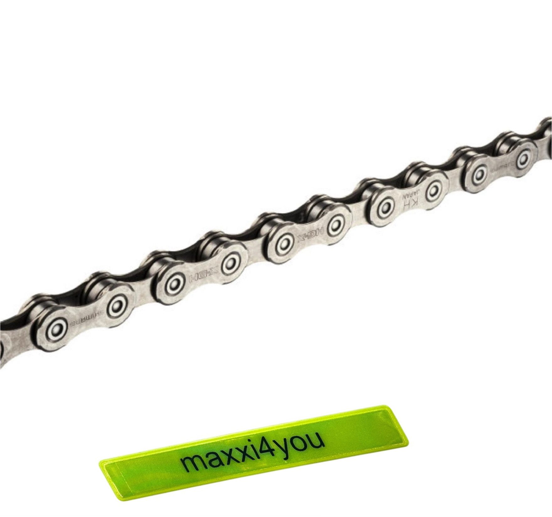 maxxi4you Fahrradkette Shimano Fahrradkette CN-HG54 10-Fach 116 Glieder inkl. Reflexband