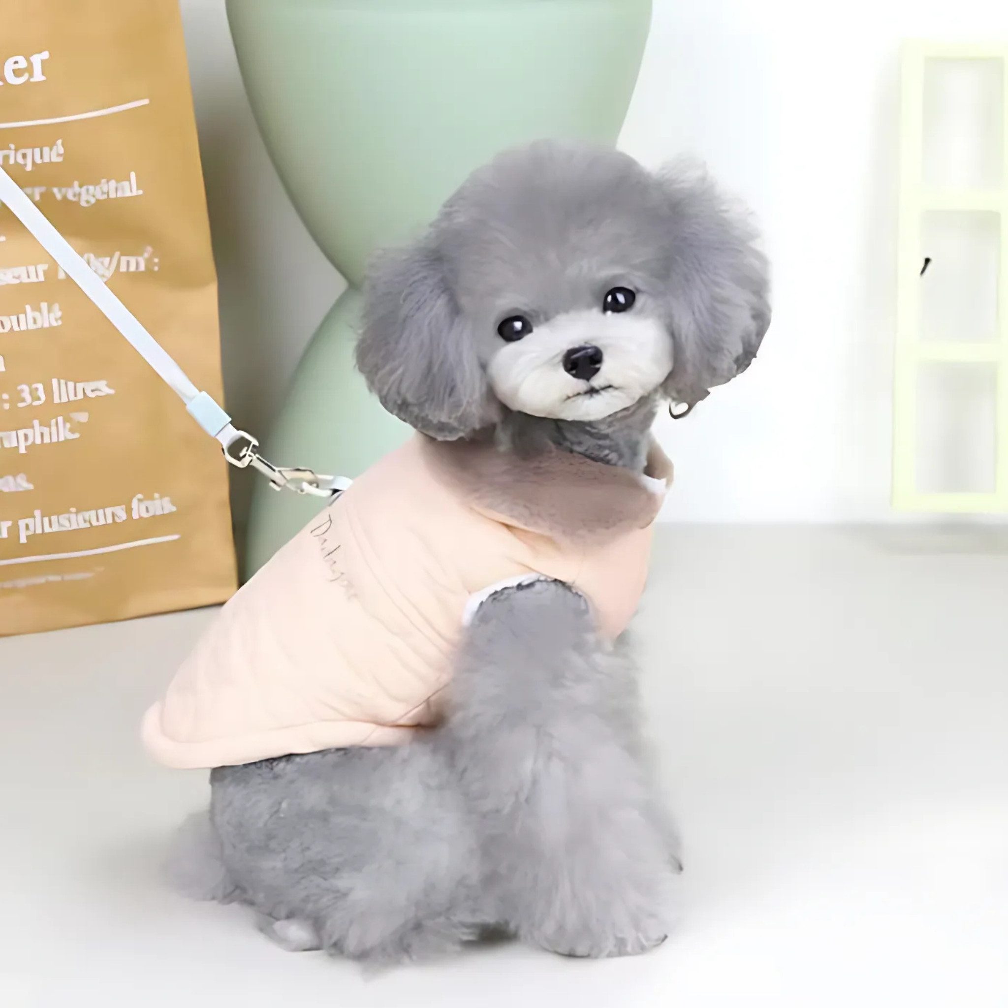 FLOCKI Pets™ Hundejacke Hundejacke mit Leinenhaken & Kuschelkragen, Für Hunde in verschiedenen Größen, Kuschelkragen & weiches Innenfutter