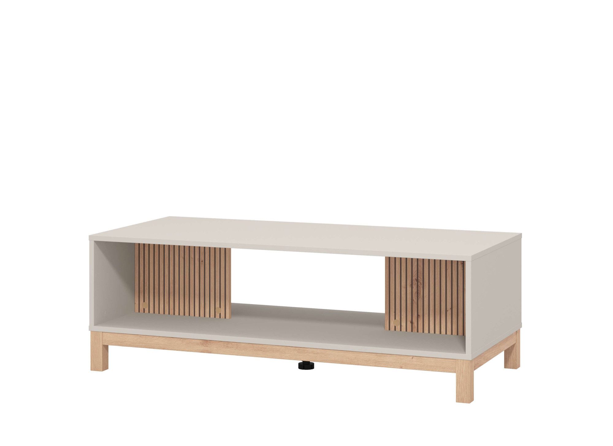 Home affaire Couchtisch Essex, Wohnzimmertisch, Sofatisch, Beistelltisch, Kaffeetisch, Artisan Eiche & schwarze Streifen, MDF-Profil, ABS 1mm, modern