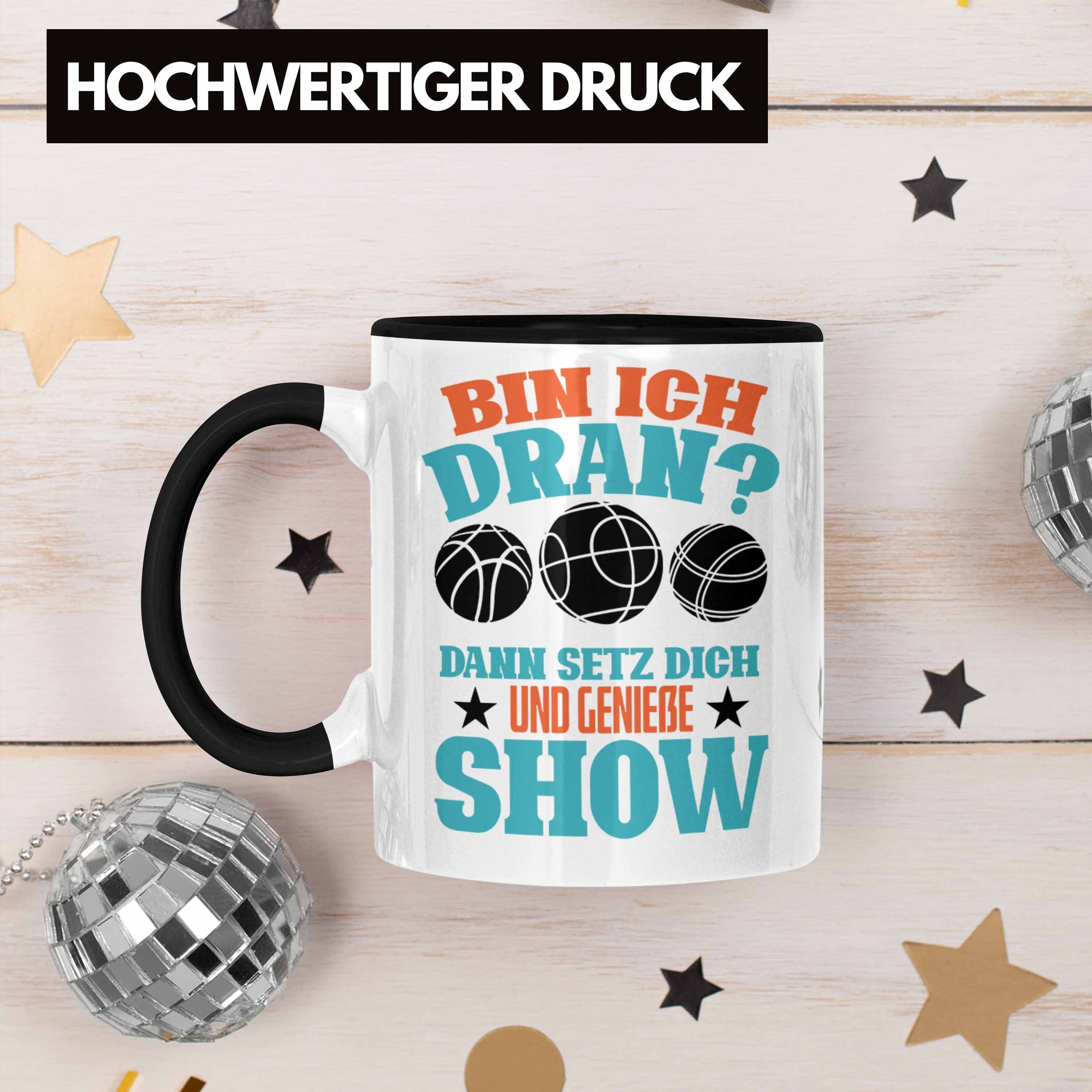 Show" Dran Trendation Ich Dich Ges Und Boule Dann Genieße Schwarz Setz Tasse Hin Die "Bin Tasse