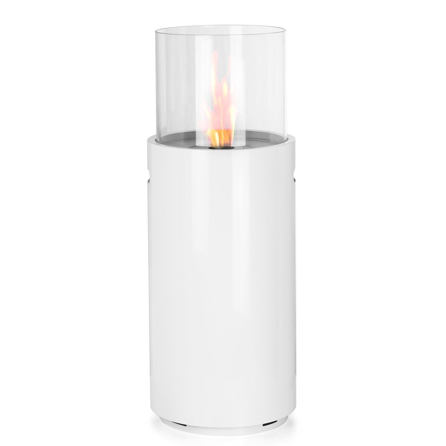 Moritz Dekokamin Bio Ethanol Standkamin Ø34cm, Ethanolbrenner Glasfeuer Terrassenfeuer Kamin