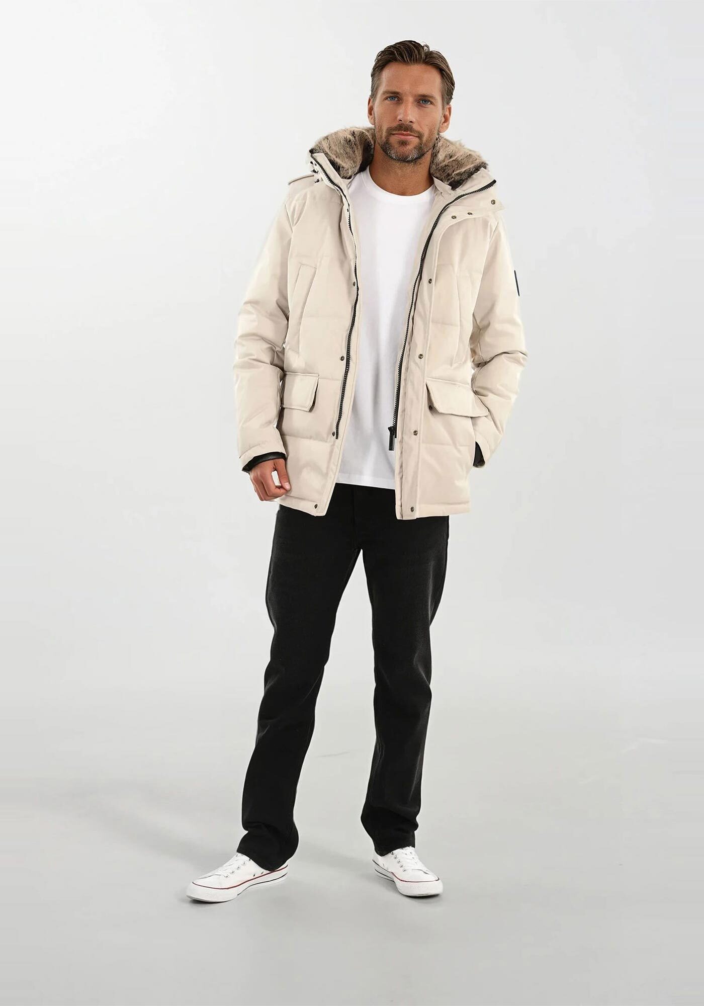 Alessandro Salvarini Winterjacke ASGiova Parka mit warmem Kunstfellkragen u günstig online kaufen