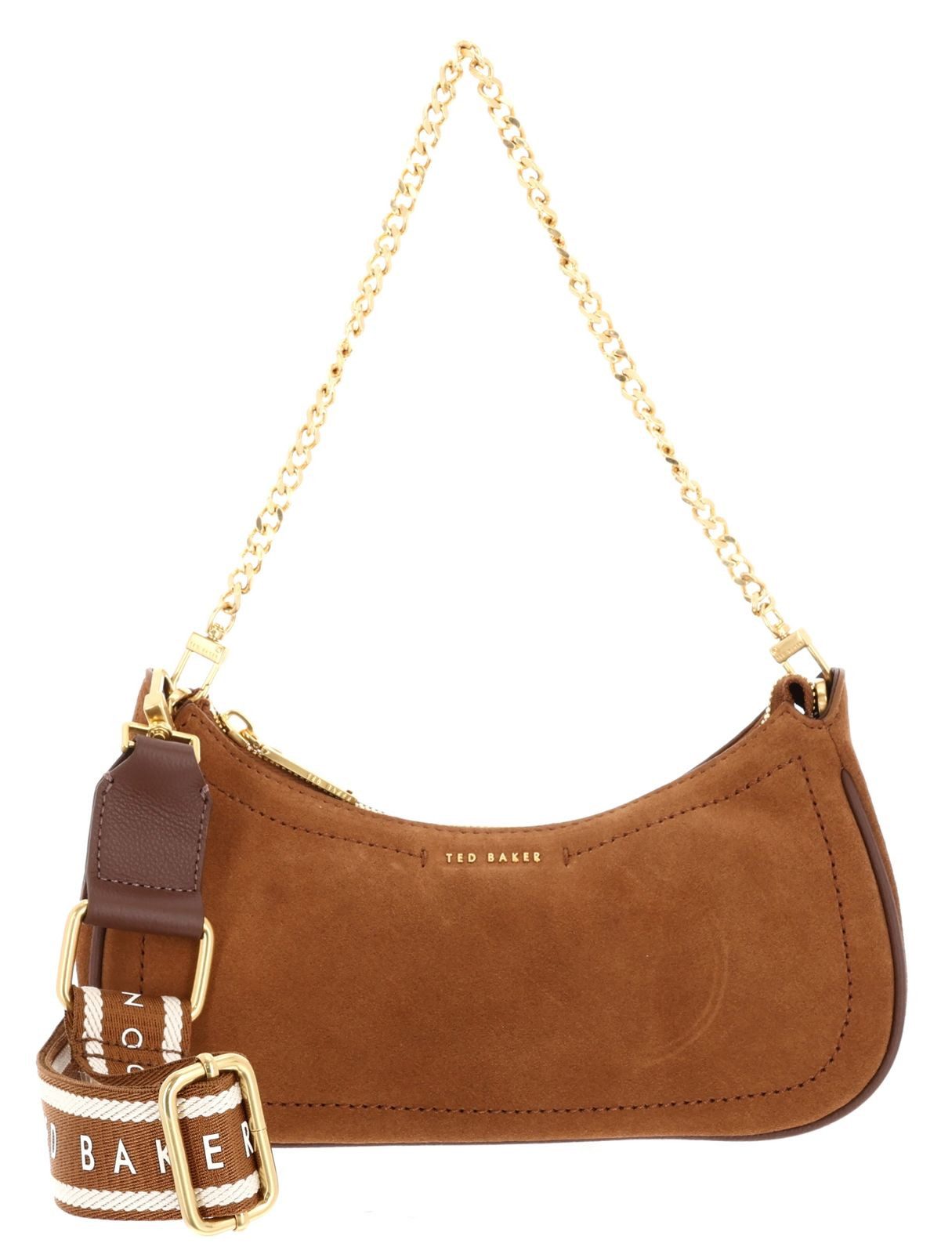 Umhängetasche Webbing Small Suede Shoulder Bag