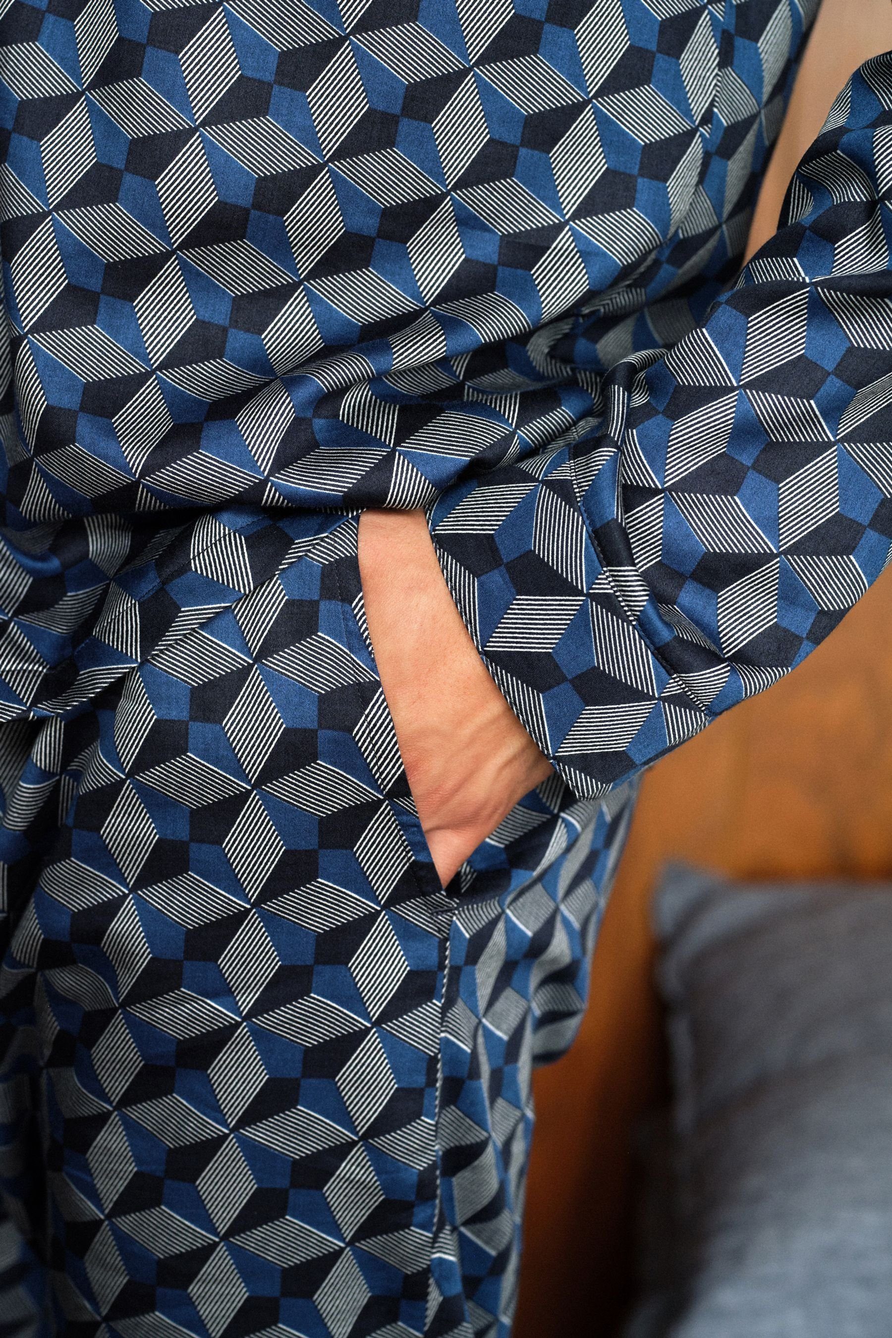 Next Pyjama Traditioneller Signature Schlafanzug mit (2 tlg) Print
