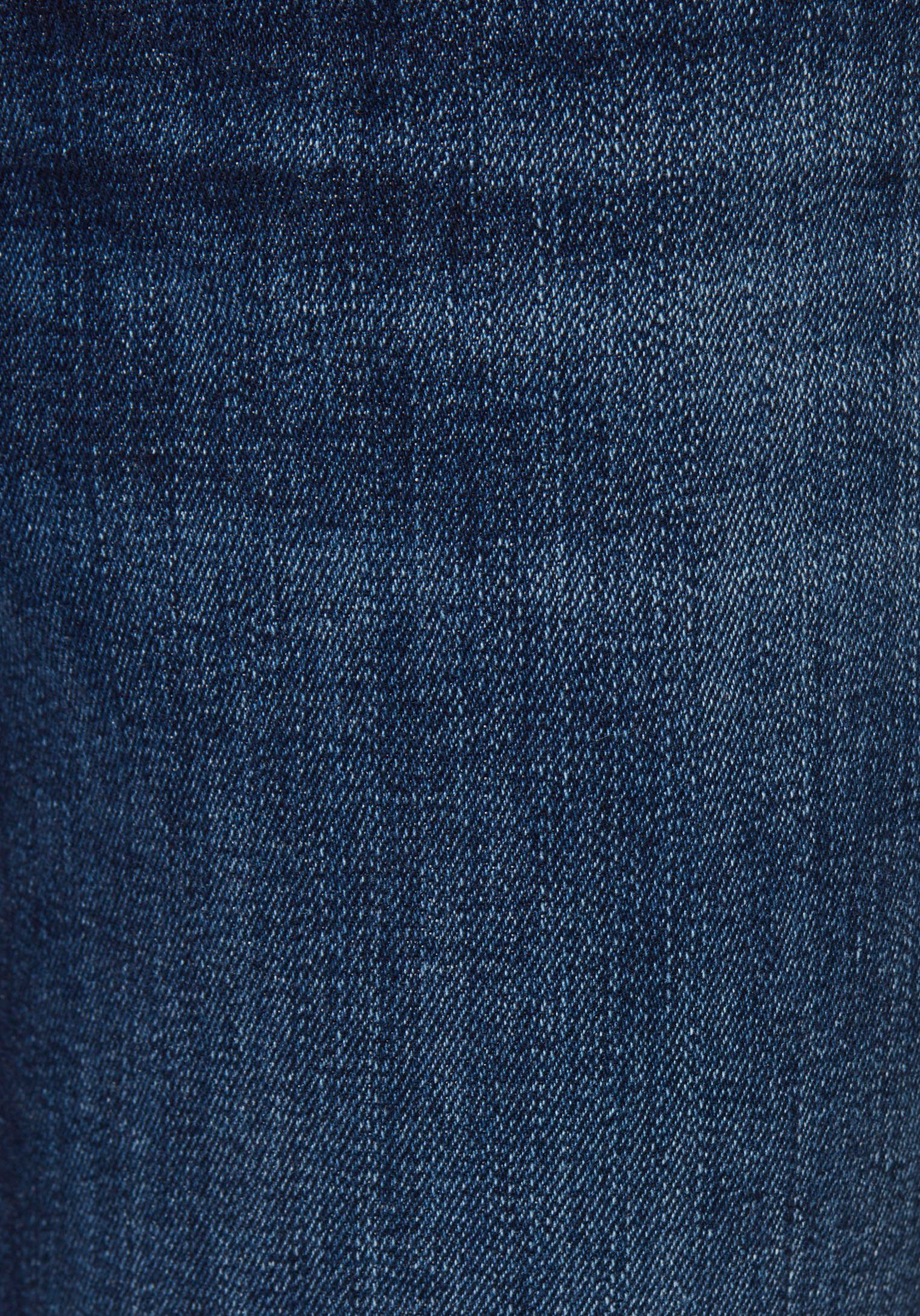 für brushed Skinny-fit-Jeans perfekten (mid Stretch den ADRIANA blue) Mavi mit denim dark Sitz