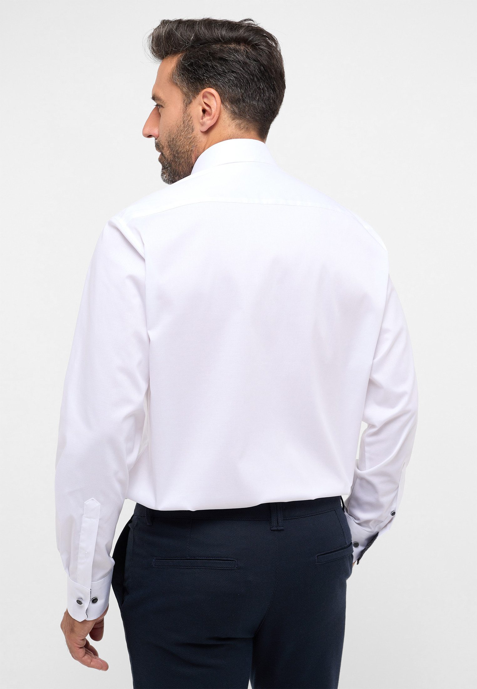 Eterna Businesshemd ETERNA COMFORT FIT Performance Shirt Langarm Hemd weiss 4060-00-E14E