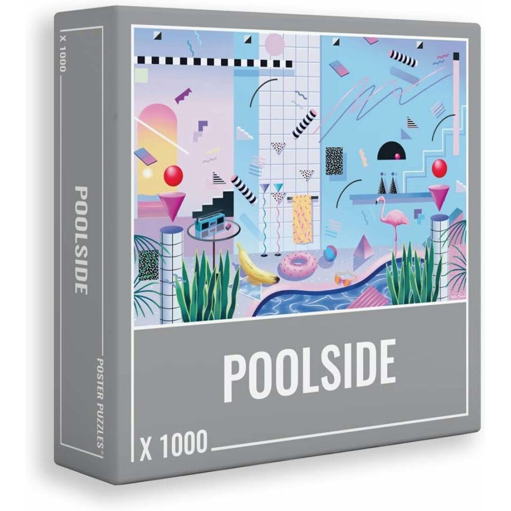 CLOUDBERRIES Puzzle Poolside Puzzle 1000 Teile, Puzzleteile