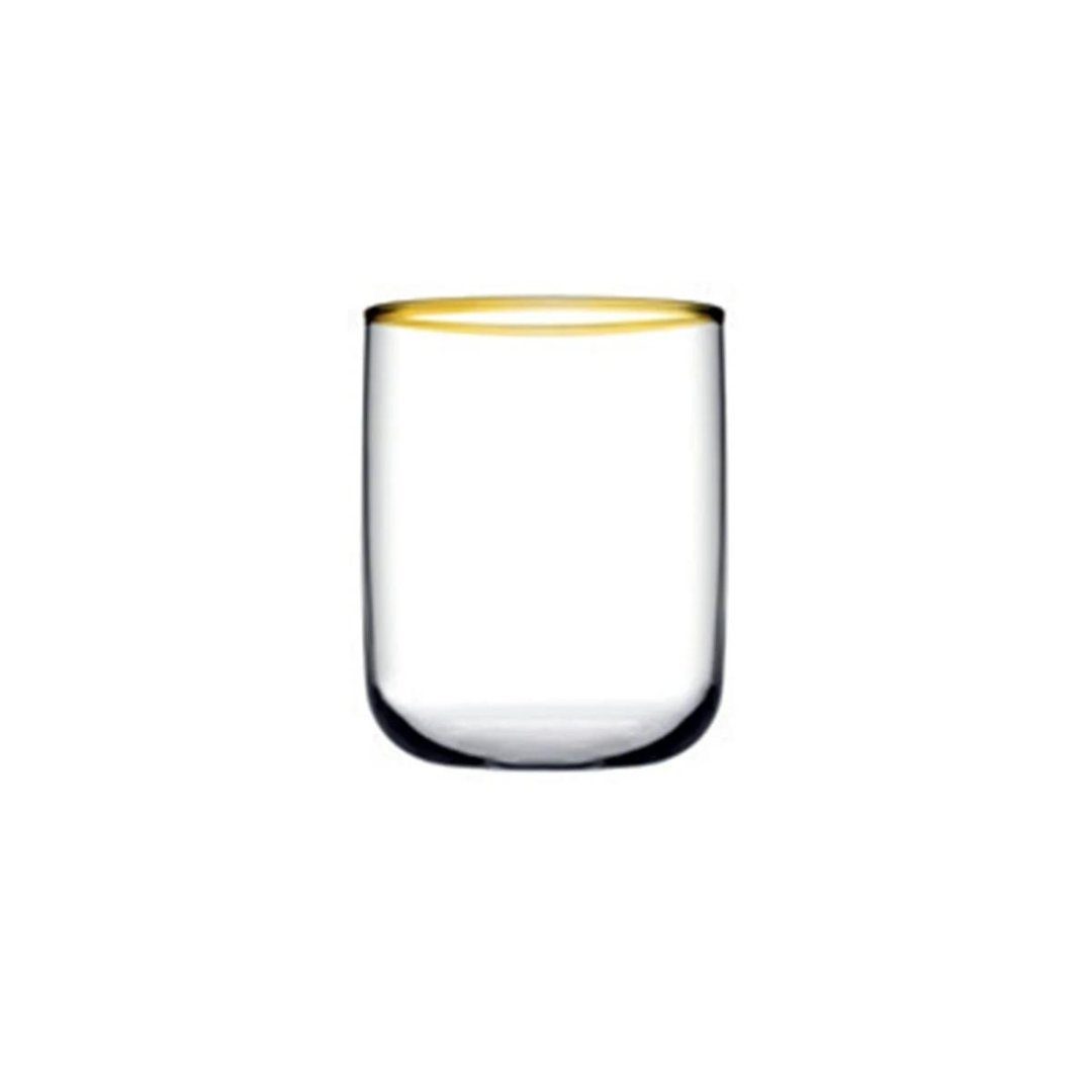 Pasabahce Glas Iconic Golden Touch ml, Glas, 280 6er Set
