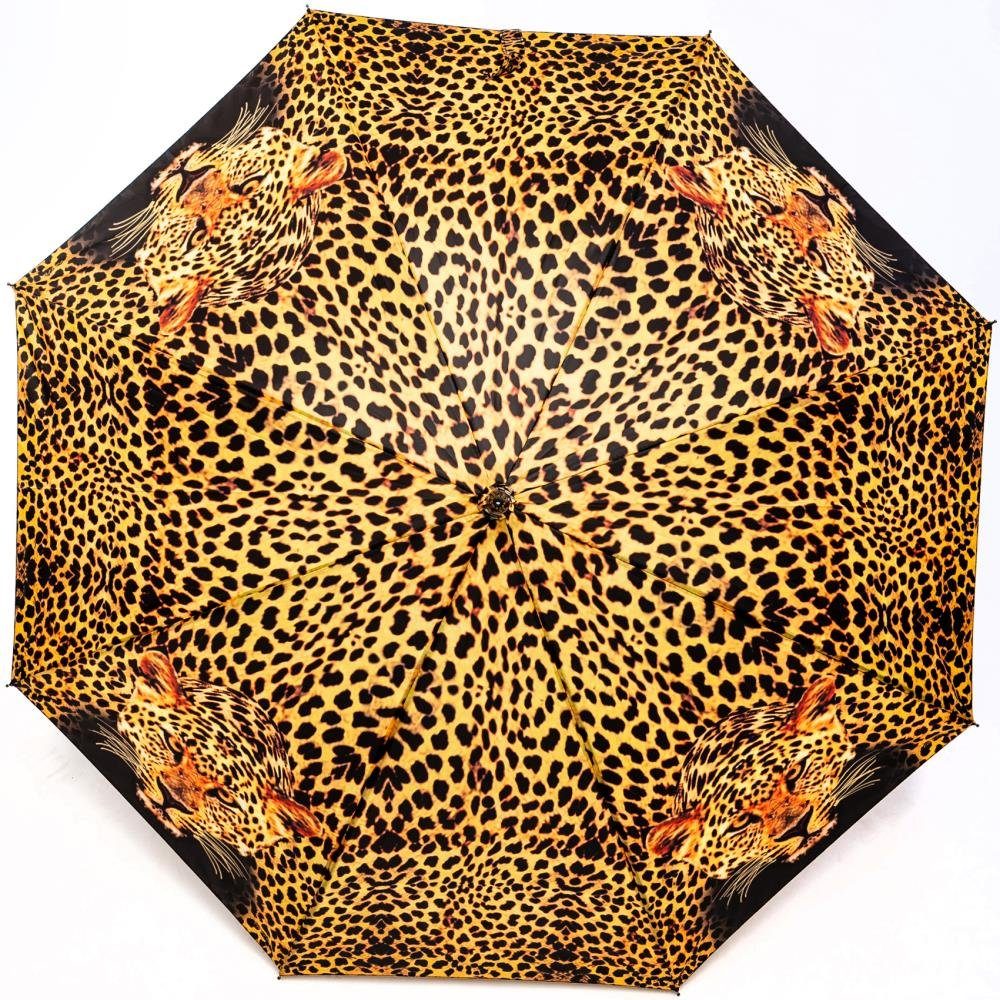 Luckyweather not just any other day Stockregenschirm Regenschirm Motiv LEOPARD Automatik