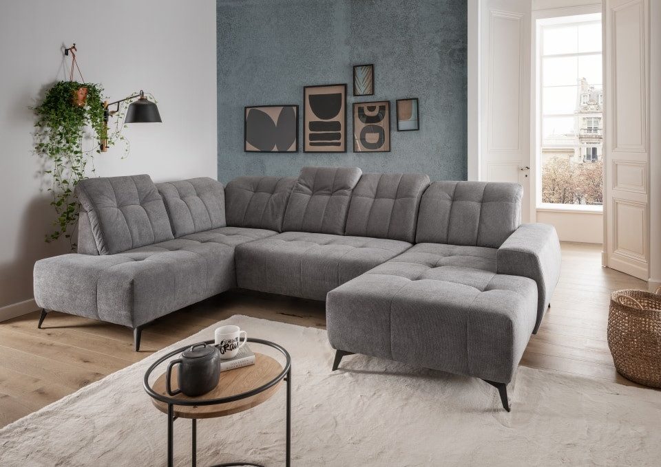 Myhomelando Wohnlandschaft Summer, mit Elektrofunktion,Kopflehnenfunktion