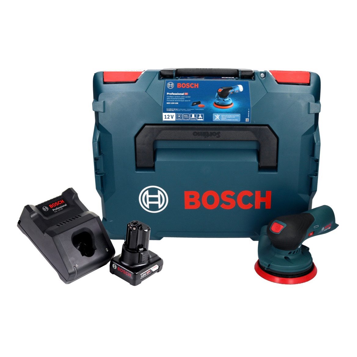 Thumbnail - Bosch Professional Exzenterschleifer GEX 12V-125 Professional Akku Exzenterschleifer 12 V 125 mm Brushless